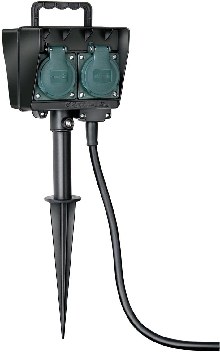 EAN 4007123609185 - Brennenstuhl 1154440 base múltiple 1,4 m 4 salidas AC Negro, Verde imagen 1