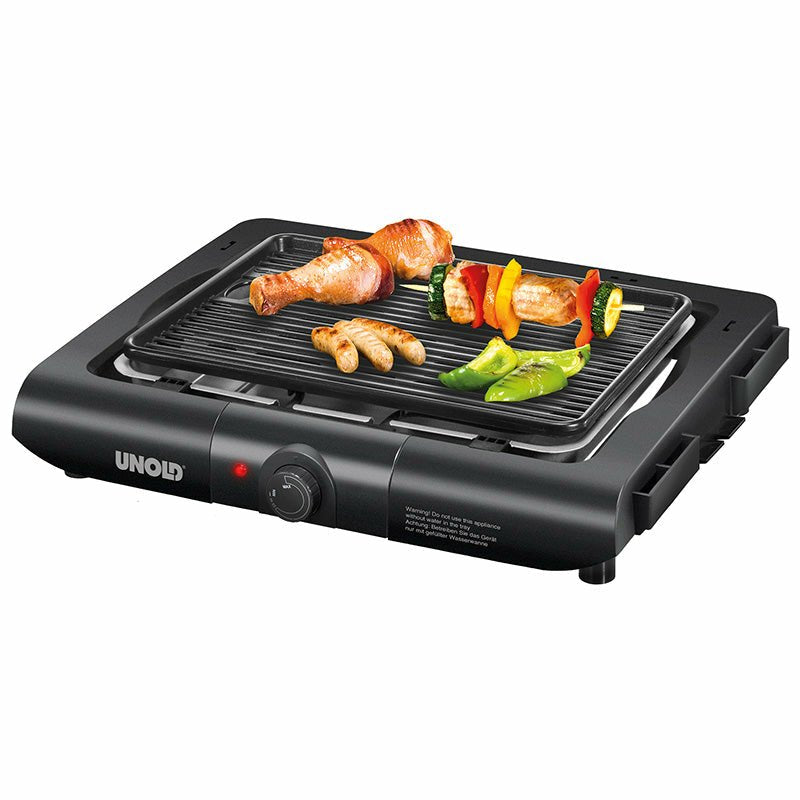 Parrilla Independiente Unold 58565, Parrilla Eléctrica Negra, 1.600 Vatios 58565