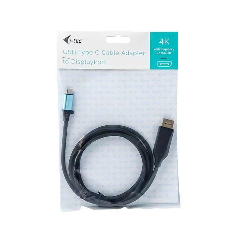 EAN 8595611702631 - i-tec C31CBLDP60HZ adaptador de cable de vídeo 1,5 m USB Tipo C Negro imagen 6