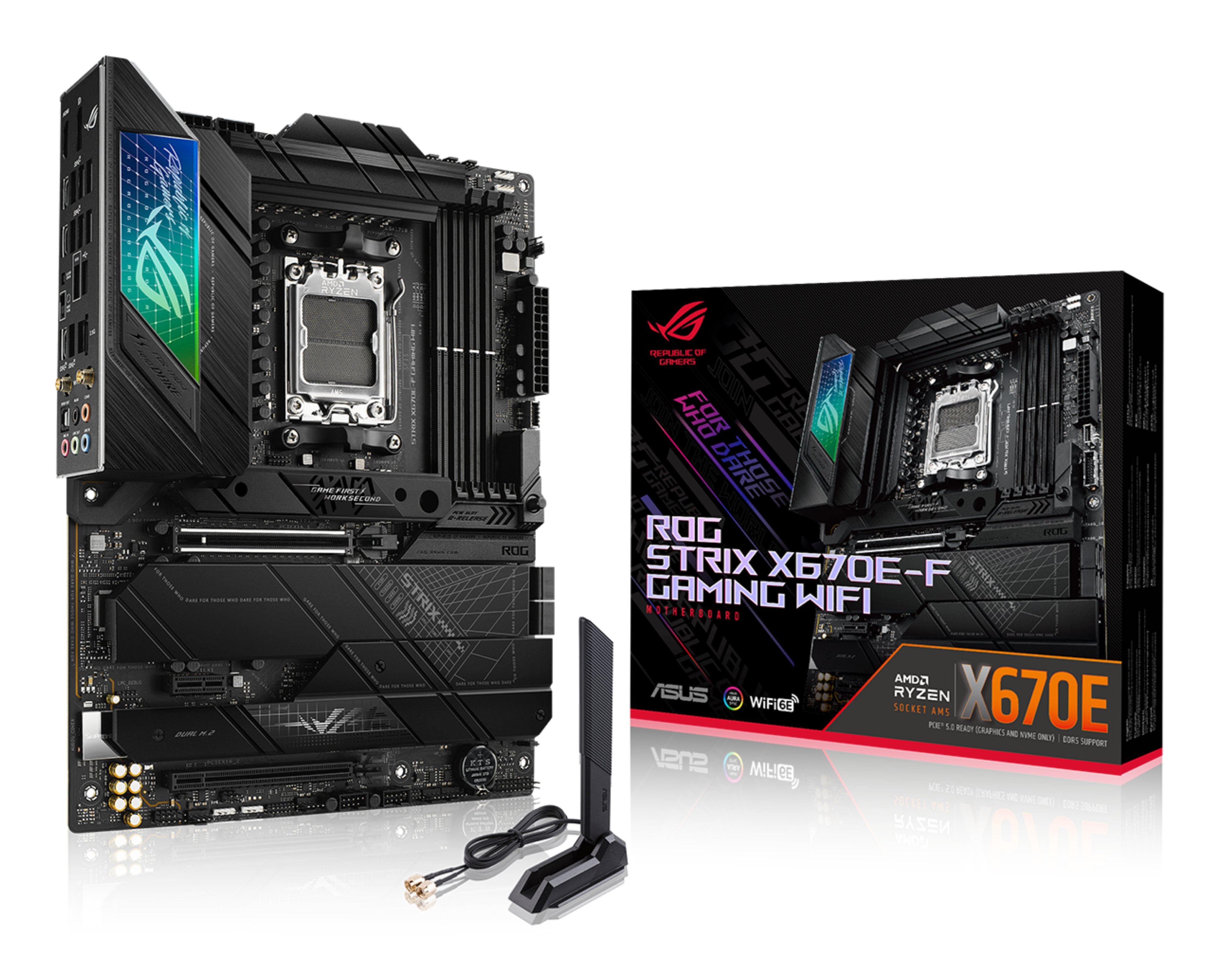 Placa Base Asus Am5 Rog Strix X670e-F Gaming Wifi