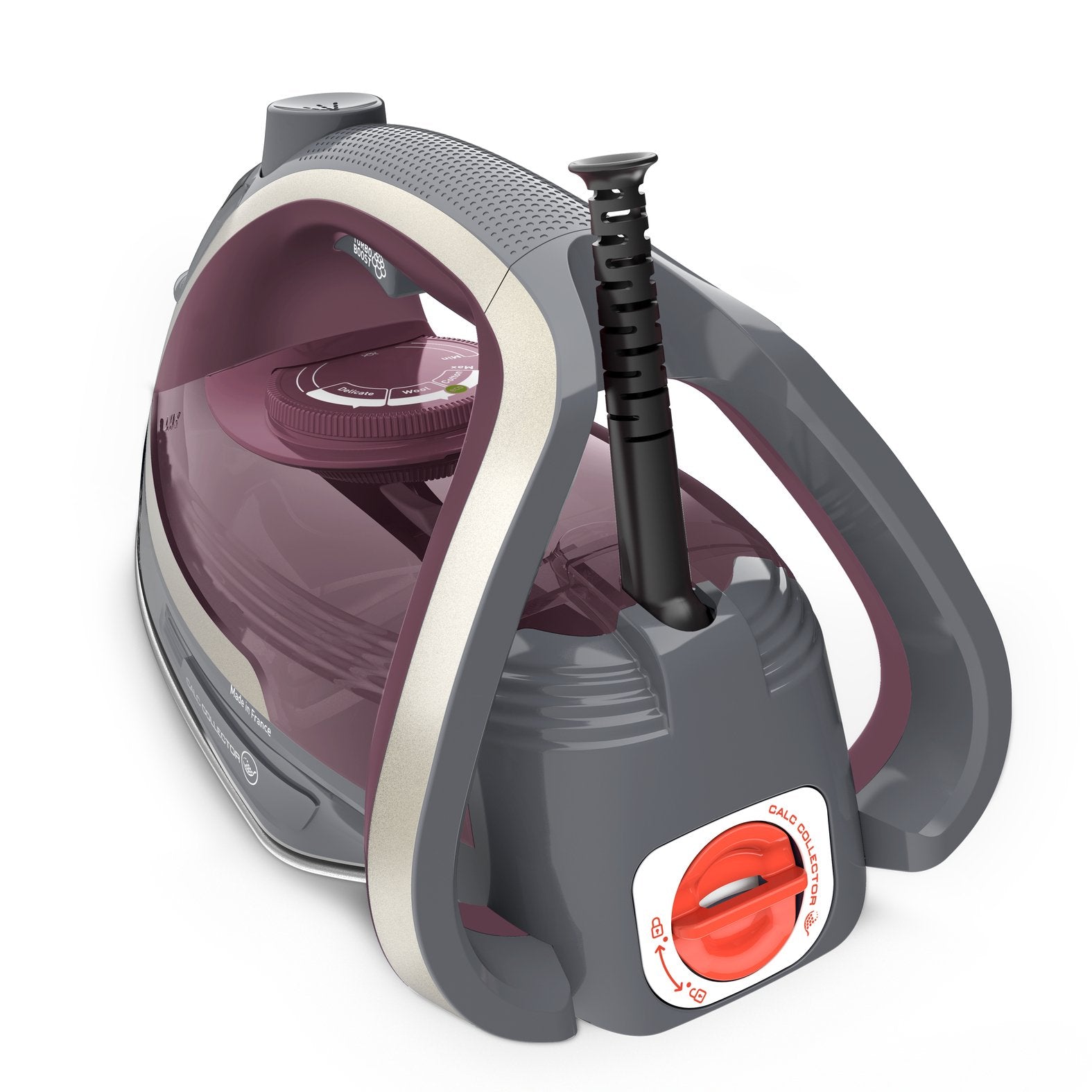 EAN 3121040078099 - Tefal Ultragliss Anti-Calc Plus FV6840 Plancha a vapor 2800 W Púrpura, Plata imagen 3