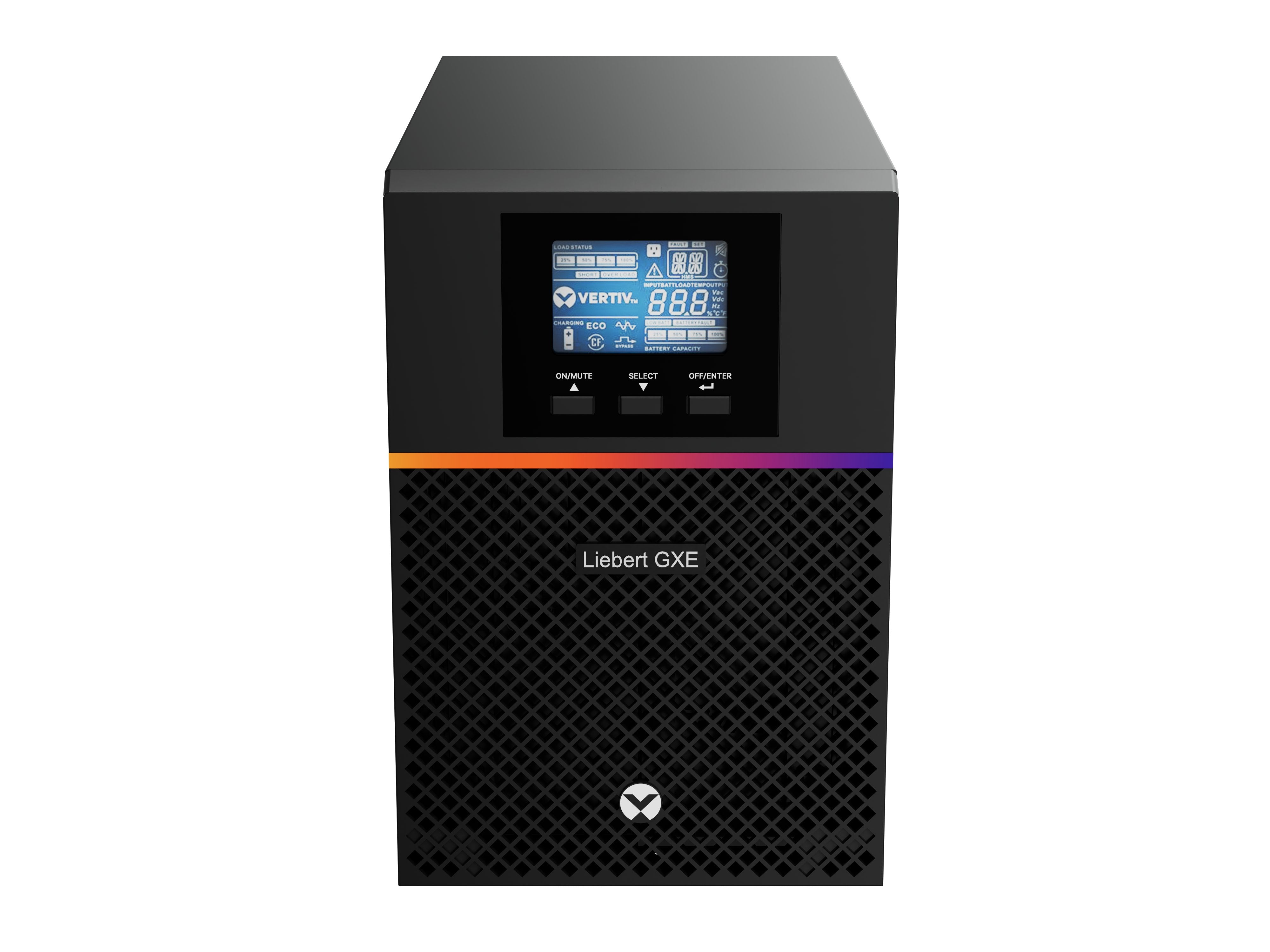 Sai Liebert Gxe Ups 1kva 1ph Ups 230v Tower W/Batteries C14 Input/C13 X 8output 2-Year Warranty
