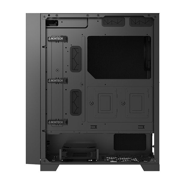 Caja Pc Montech Air 1000 Silent, Midi-Tower - Negro