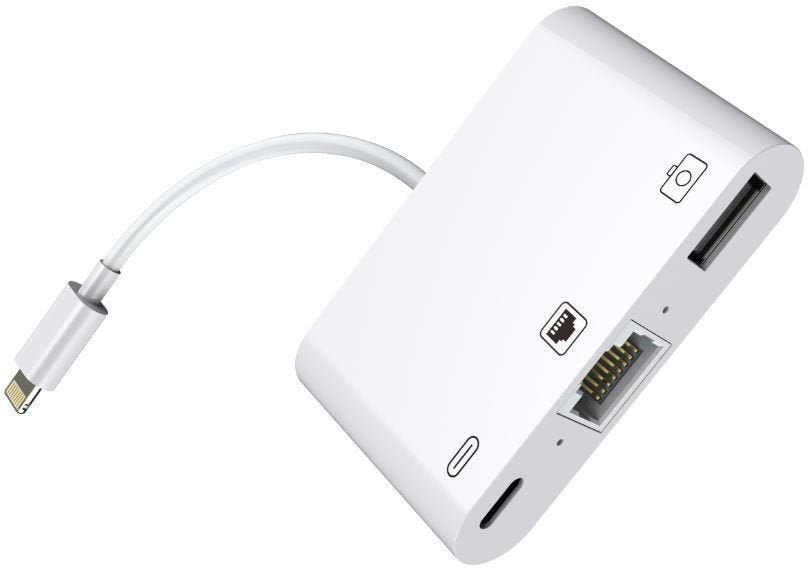 Microconnect W125648613 Lightning Blanco