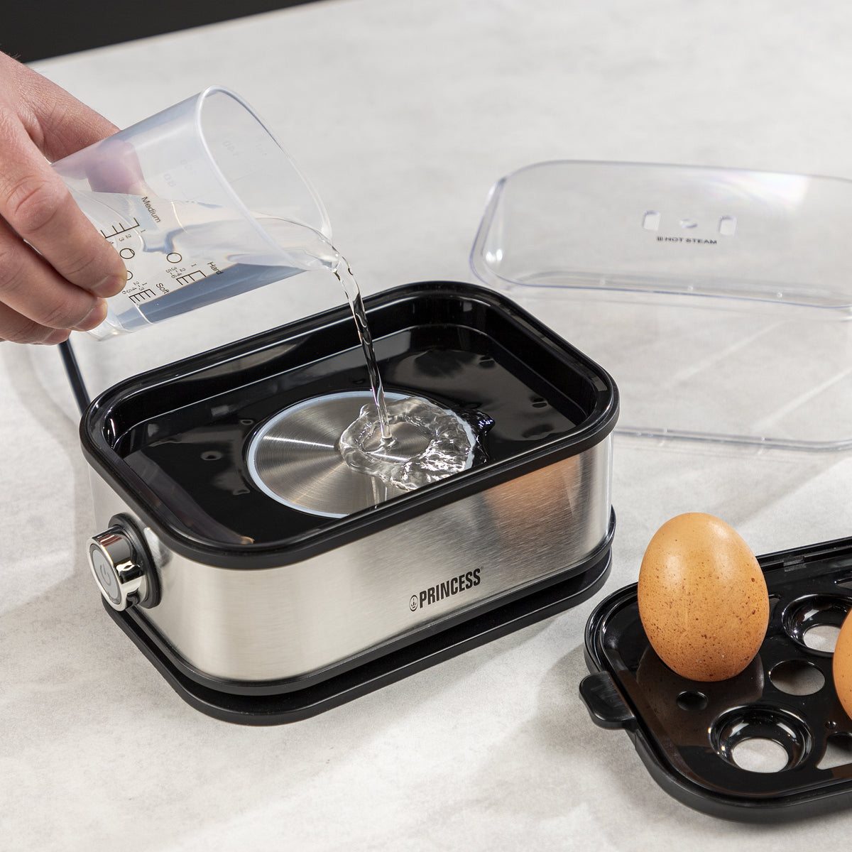 Cocedor De Huevos Princess 262046 Capacidad 6 Huevos