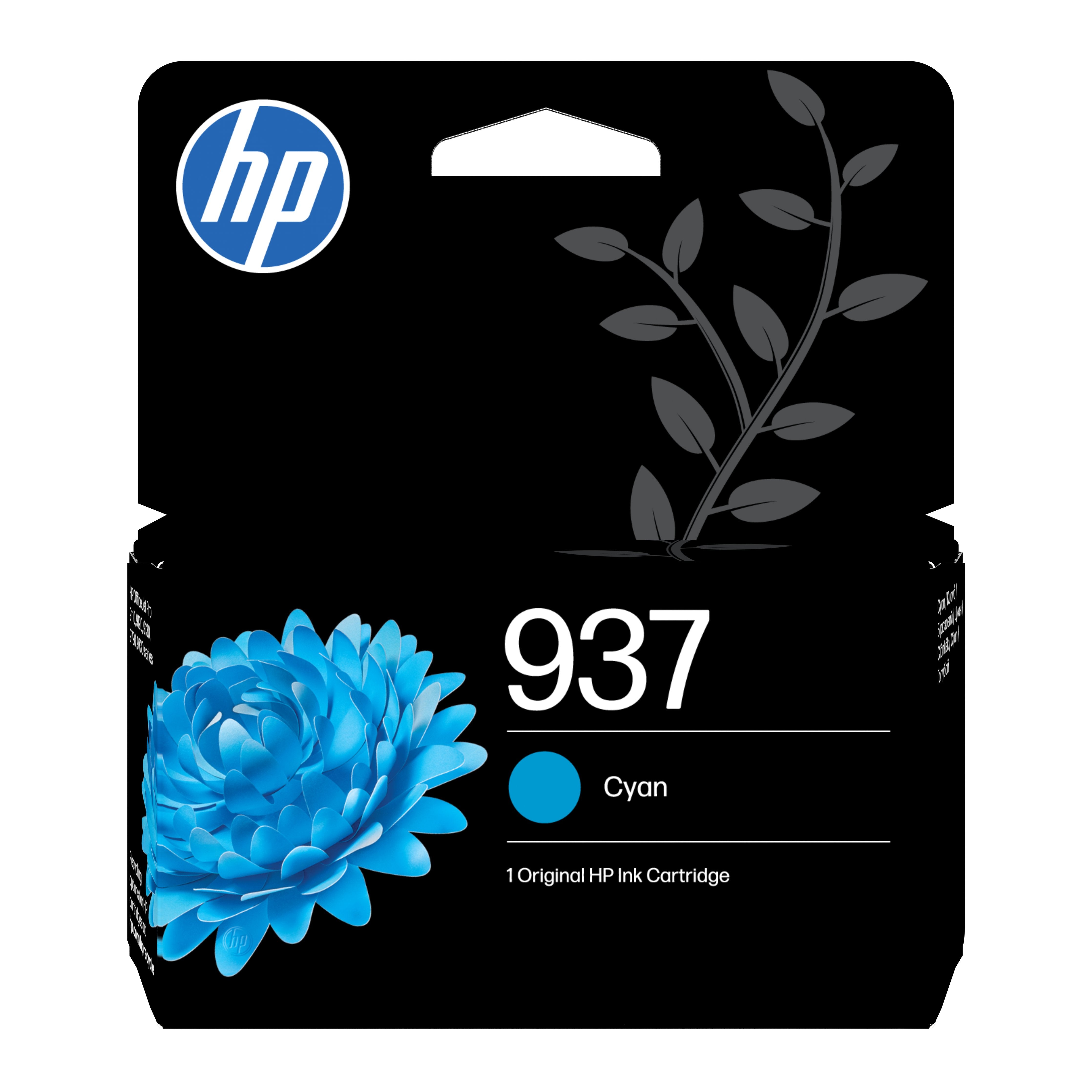 EAN 0199764687845 - HP 937 Cyan Original Ink Cartridge cartucho de tinta 1 pieza(s) Rendimiento estándar imagen 1