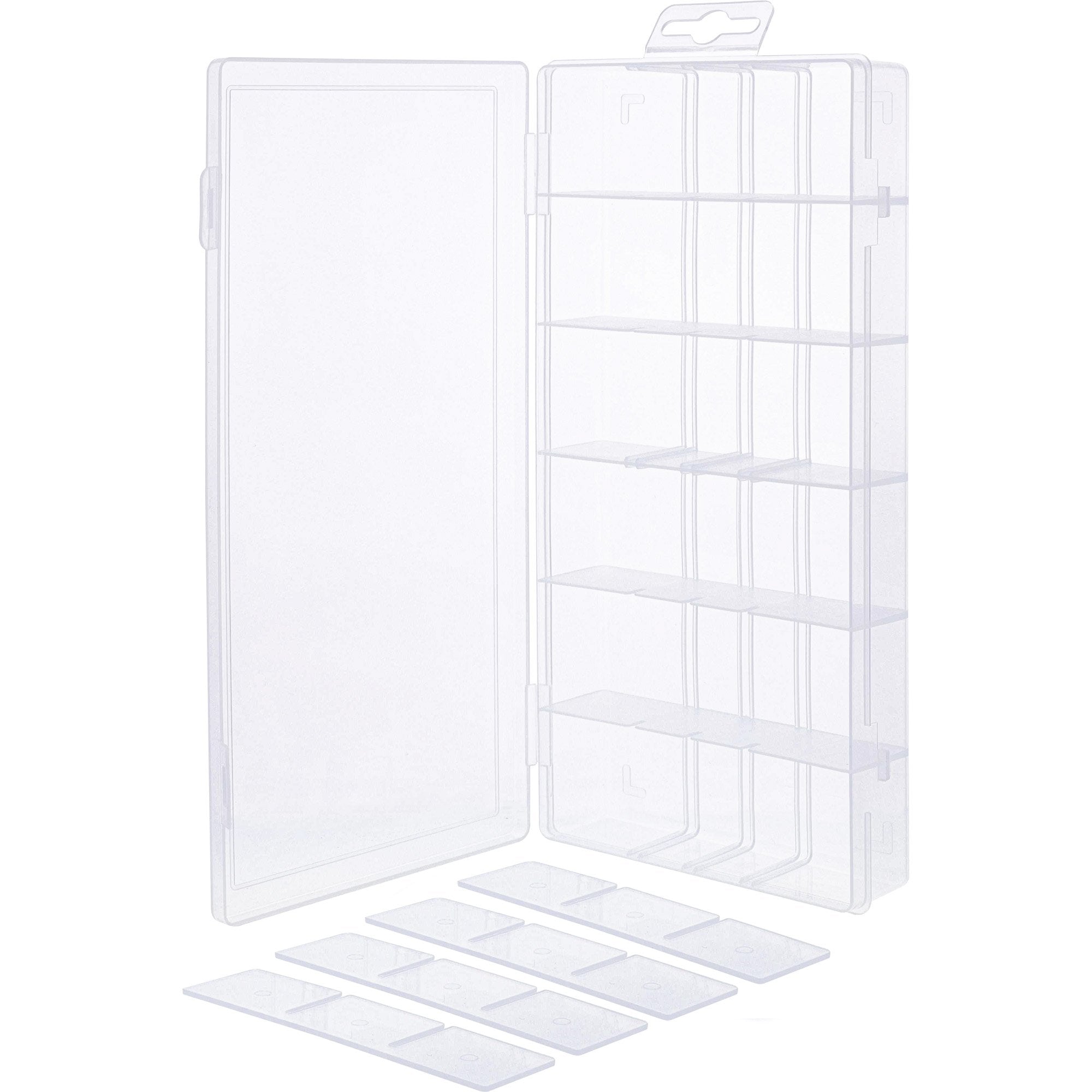 Inline® Small Components Box, 18 Compartments, 207x110x27mm, Orange