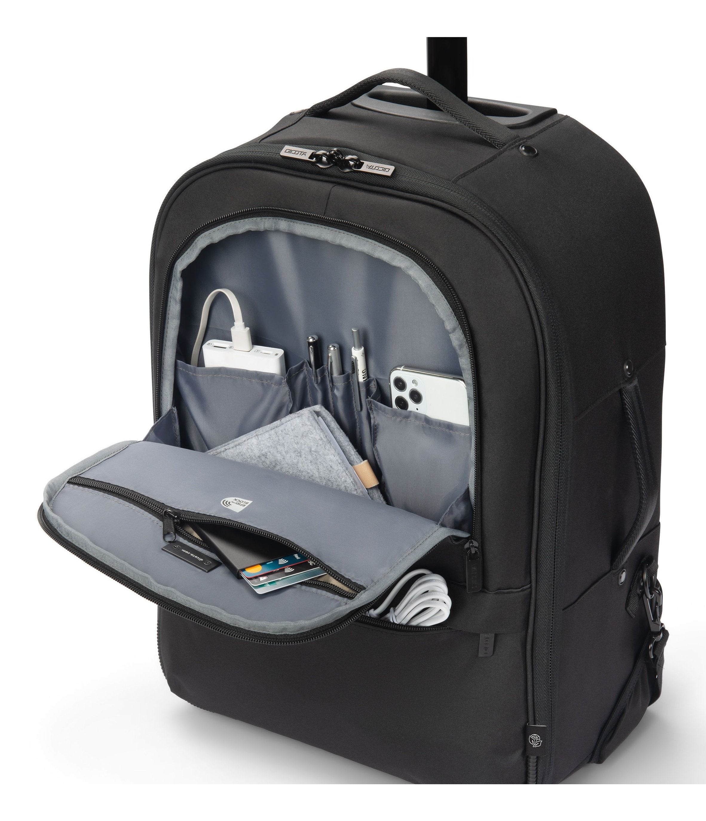 Dicota Nb Trolley Eco Core 14-16'' Negro