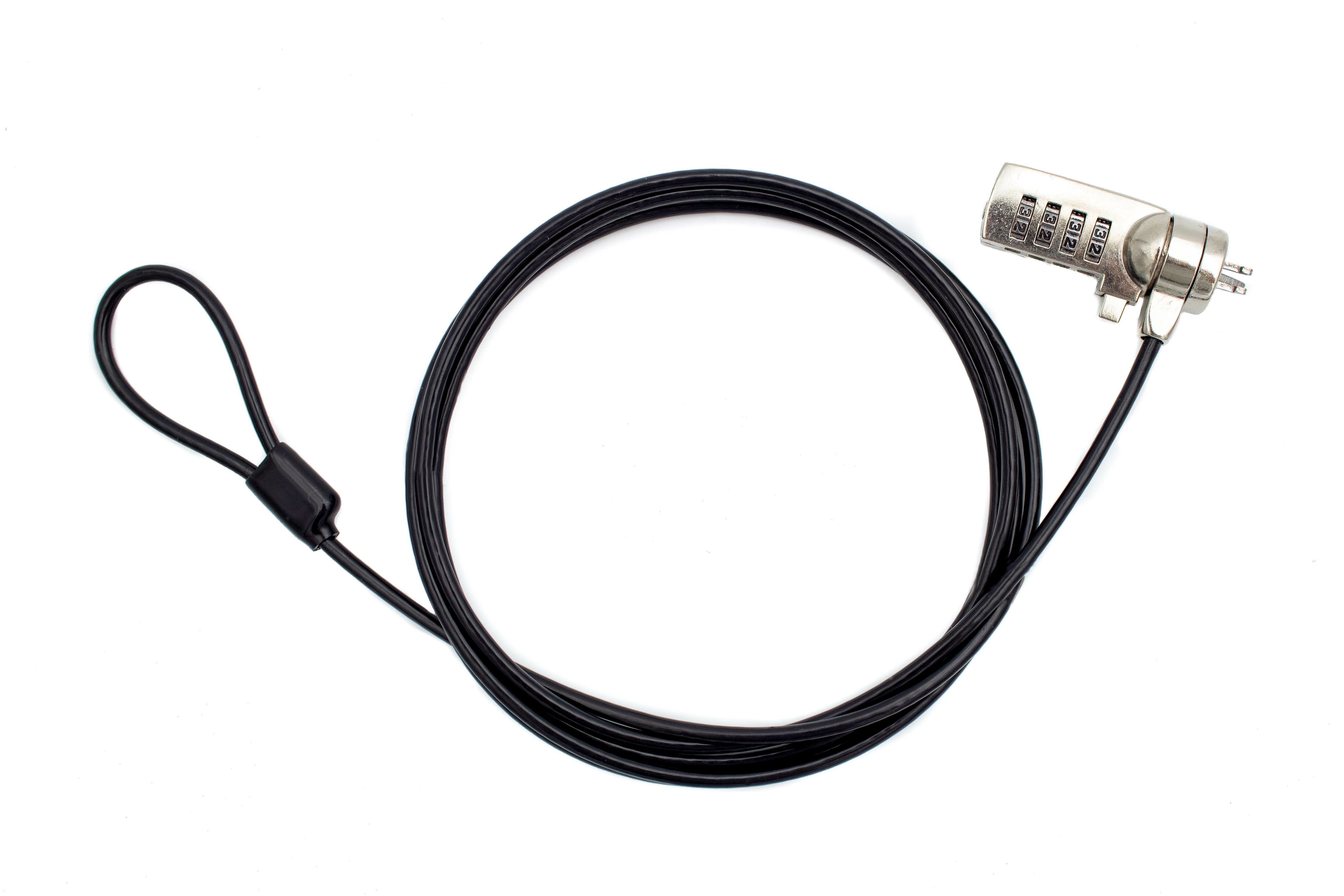 Nilox Cable De Seguridad Para Portátil Con Combinación Color Negro