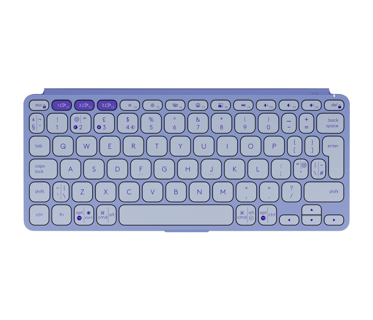 EAN 5099206126121 - Logitech Keys-To-Go 2 QWERTY Internacional de EE.UU. Bluetooth Lila imagen 5