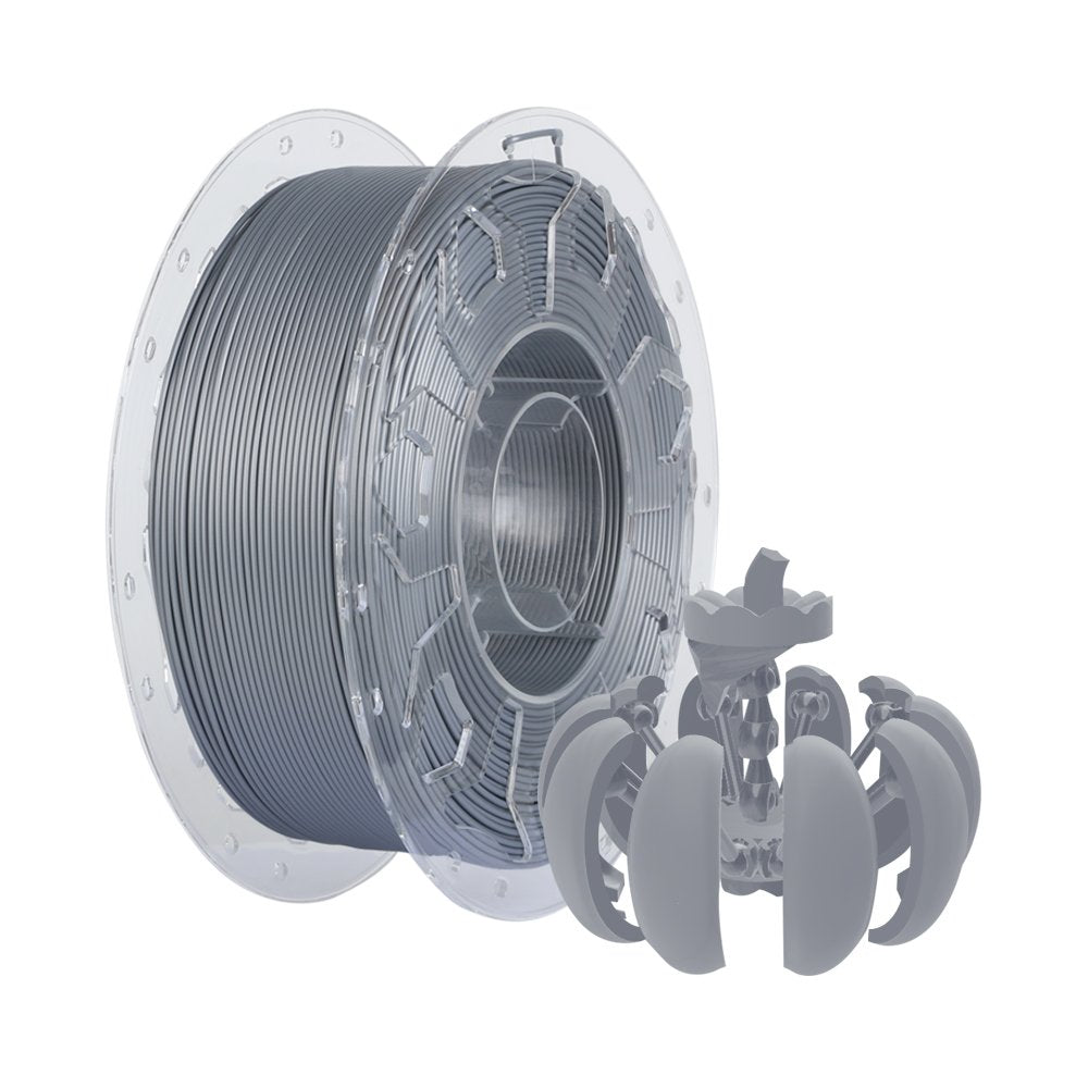 Creality Cr Pla Filamento Plateado, Cartucho 3d (1 Kg, 1,75 Mm, En Rollo