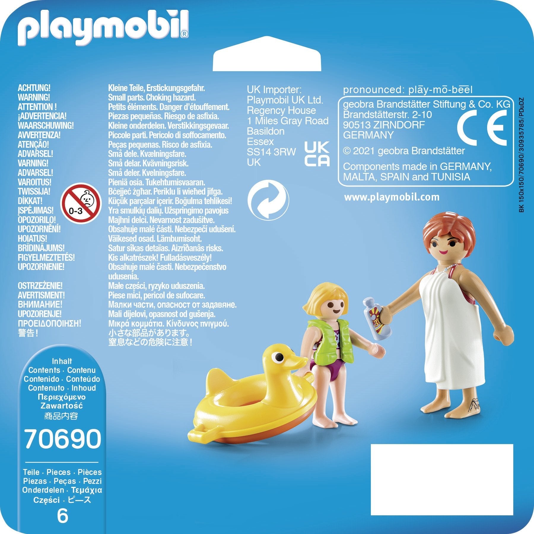 Playmobil Duo Pack Bañistas Pareja De Vacaciones