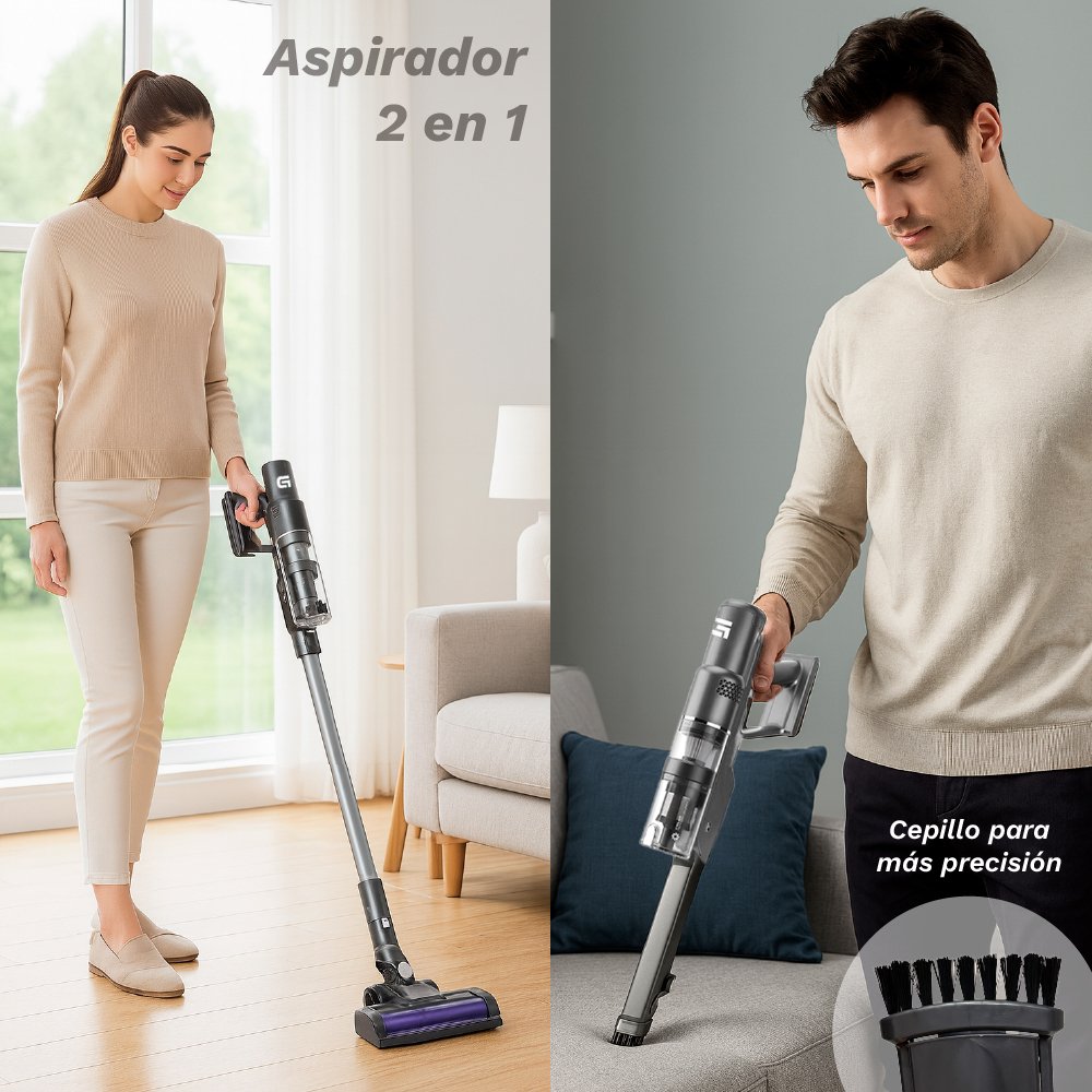 EAN 8426156018782 - Grunkel ASM-ULTRASLIM22 aspiradora de pie y escoba eléctrica Aspiradora escoba 2 en 1 Batería Secar HEPA imagen 6