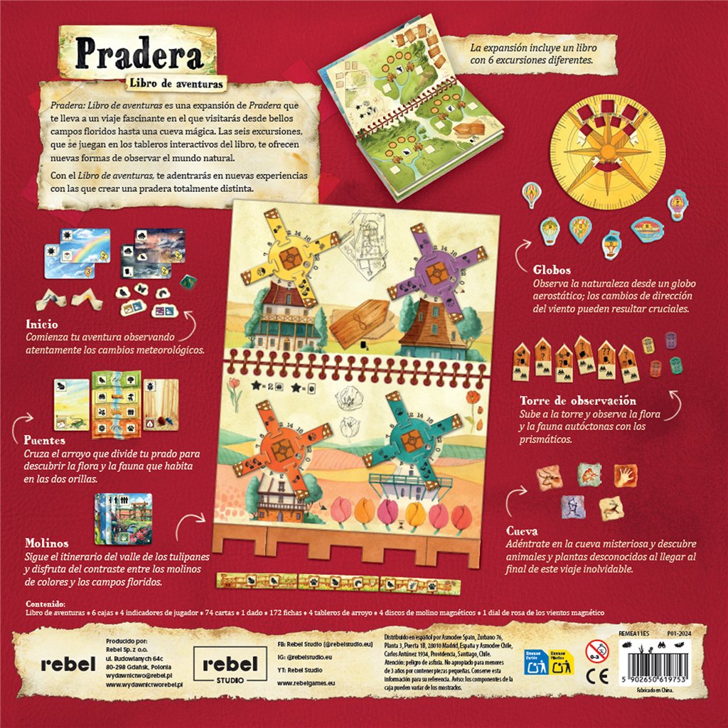 EAN 5902650619753 - Asmodee Pradera Pradera: Libro de aventuras Juego de mesa imagen 4