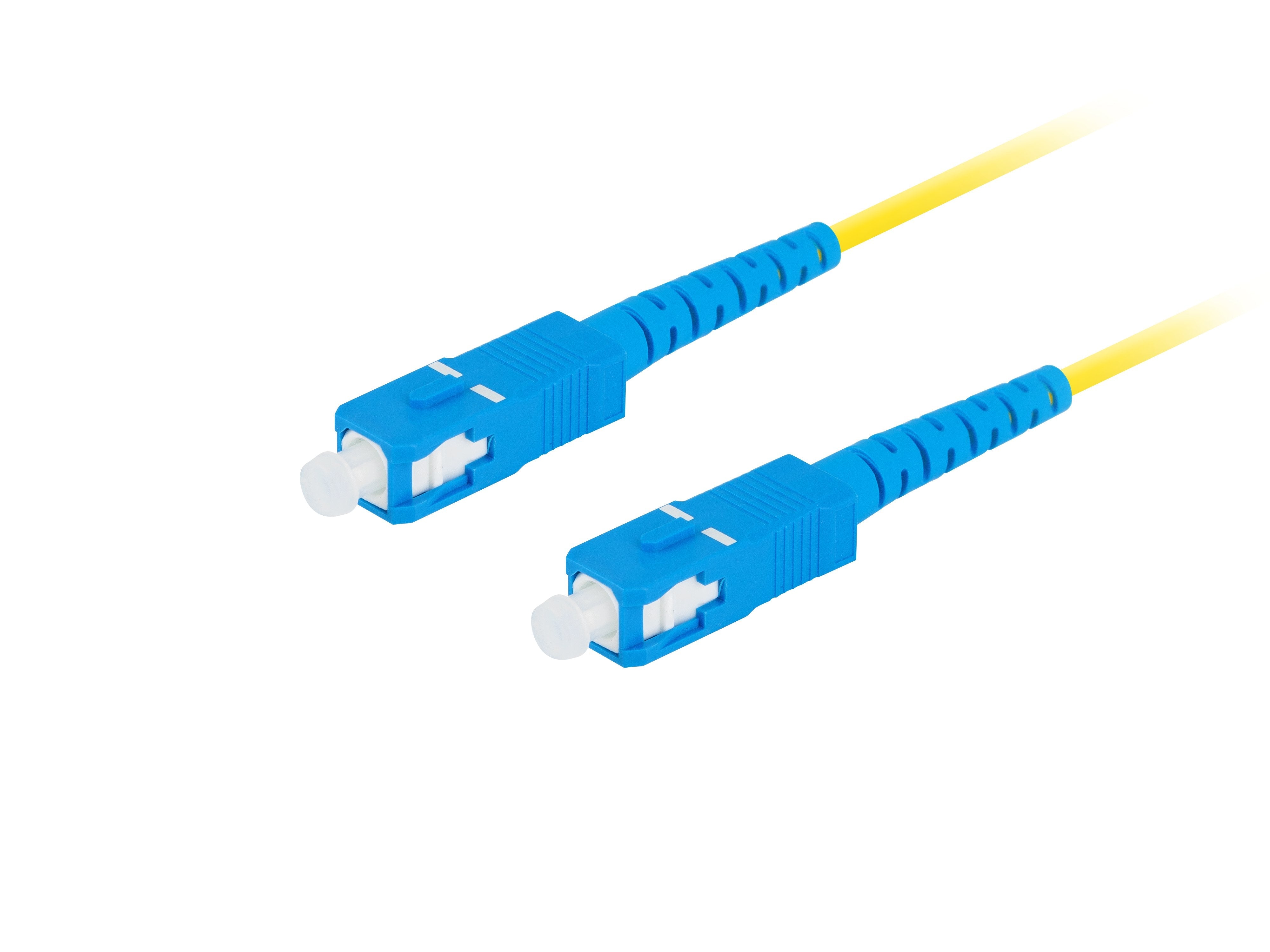 Cable Fibra Óptica 5m Lanberg Mono Sc/Upc-Sc/Upc Simplex G657a1 Lszh Amarillo
