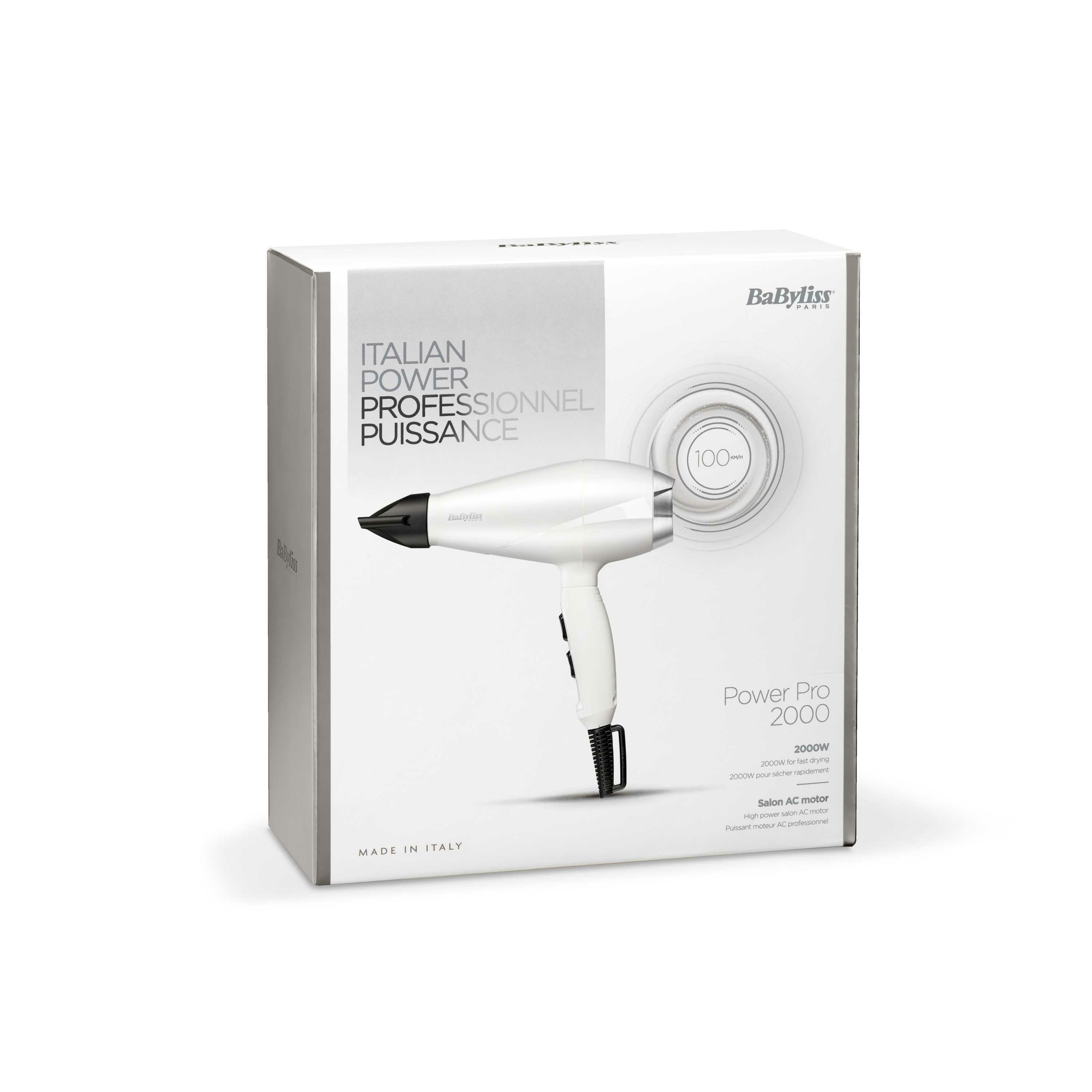 Babyliss 6704we Secador Profesional Ac Speed Pro 2000