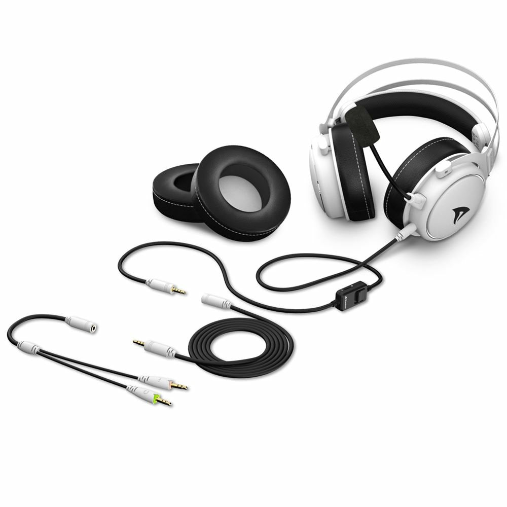 EAN 4044951040148 - Sharkoon Skiller SGH50 Auriculares Alámbrico Diadema Juego Negro, Blanco imagen 6