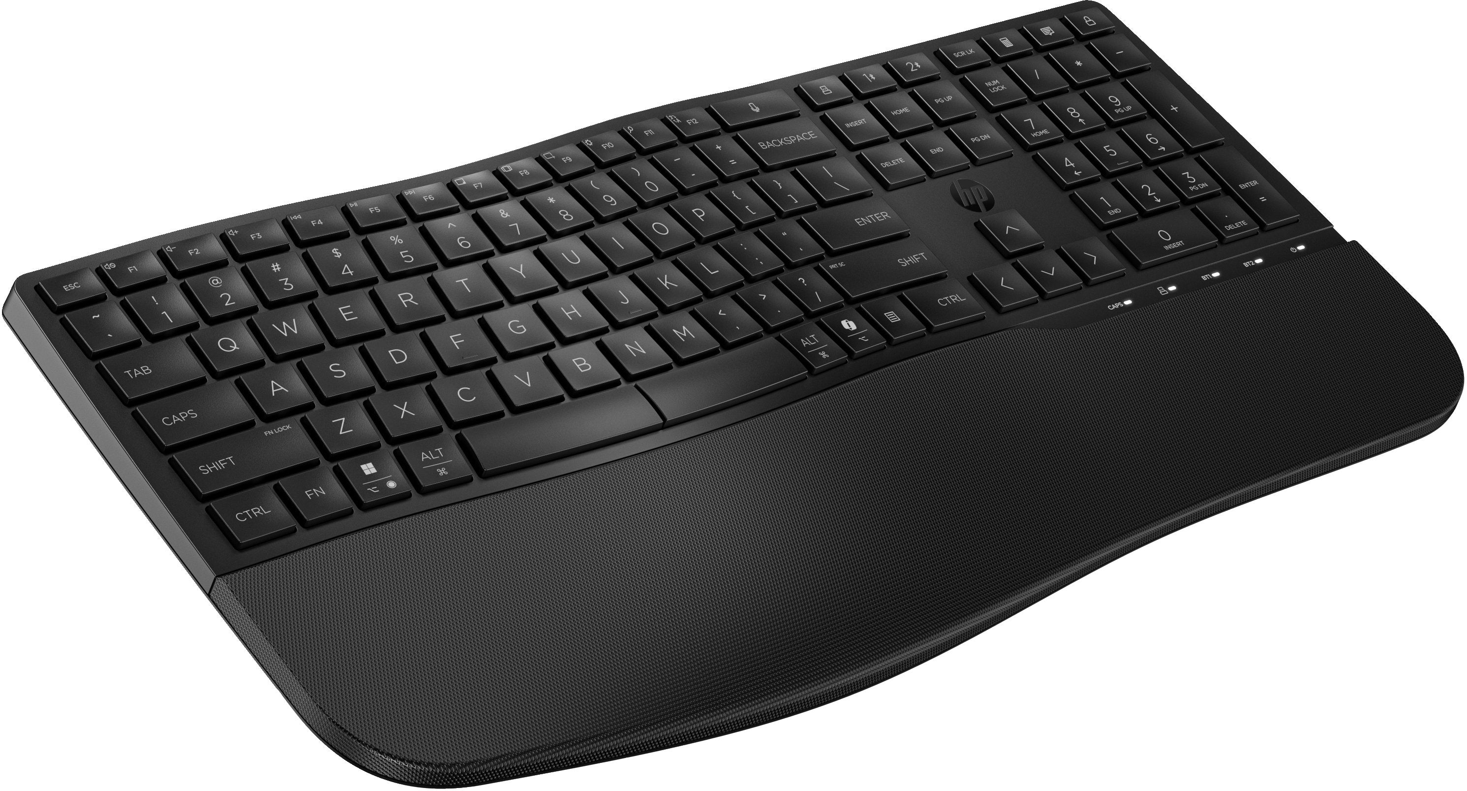 EAN 198122955169 - HP 685 Comfort Dual-Mode Keyboard teclado Oficina RF Wireless + Bluetooth Negro imagen 9