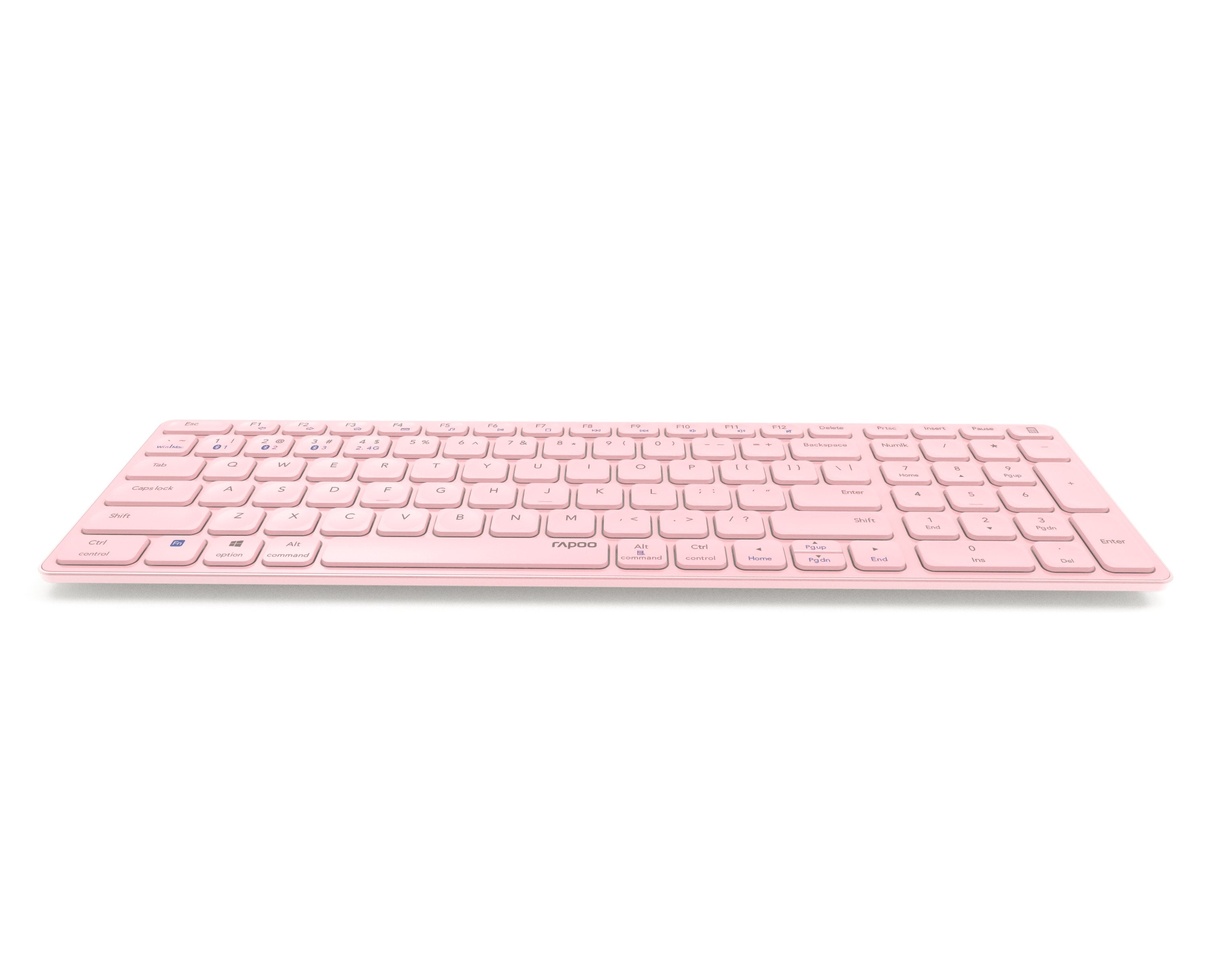 EAN 6940056121615 - Rapoo E9700M teclado Oficina RF Wireless + Bluetooth QWERTY Inglés internacional Rosa imagen 2