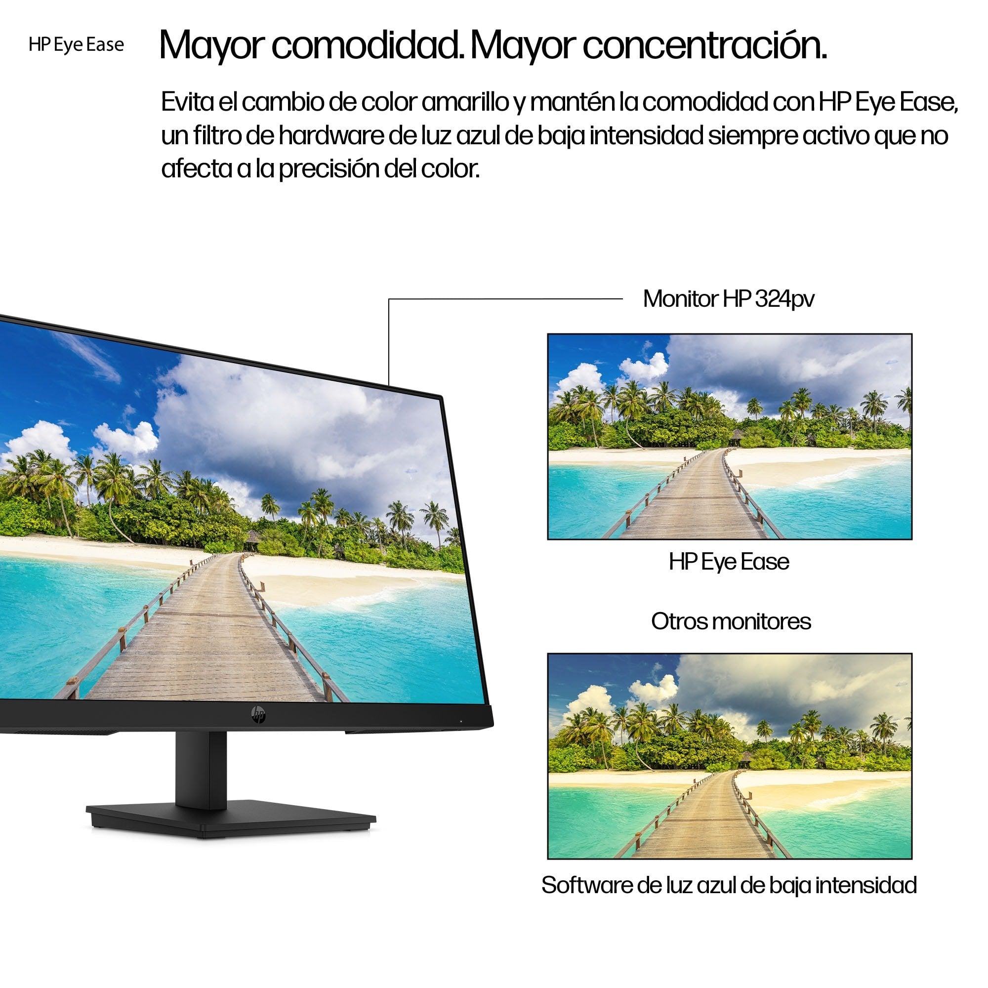 EAN 0198122210350 - HP Series 3 Pro 23.8 inch FHD Monitor - 324pv pantalla para PC 60,5 cm (23.8") 1920 x 1080 Pixeles Full H imagen 15
