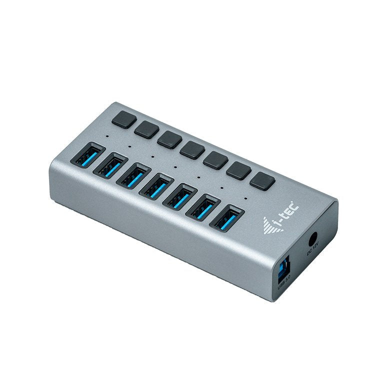 EAN 8595611702938 - i-tec U3CHARGEHUB7 cargador de dispositivo móvil Universal Gris Corriente alterna Carga rápida Interior imagen 3