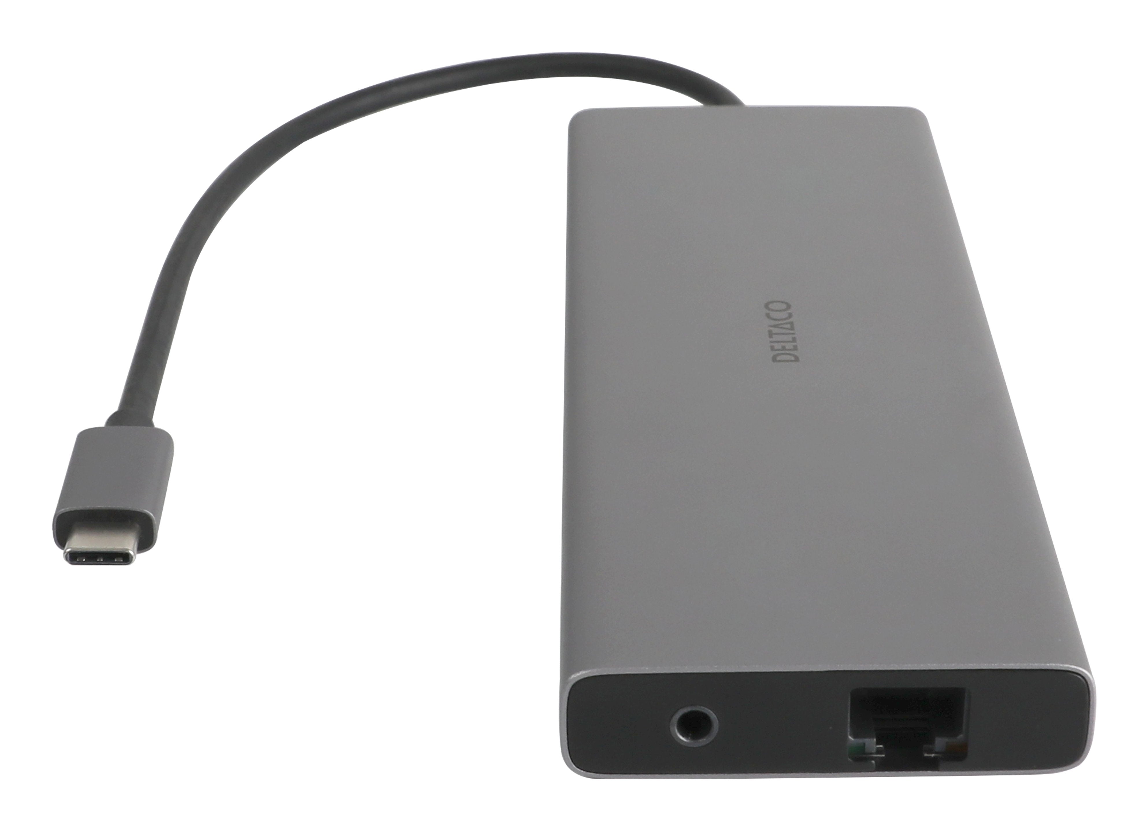 EAN 7333048060624 - Deltaco USBC-HDMI27 base para portátil y replicador de puertos USB Tipo C Plata imagen 5