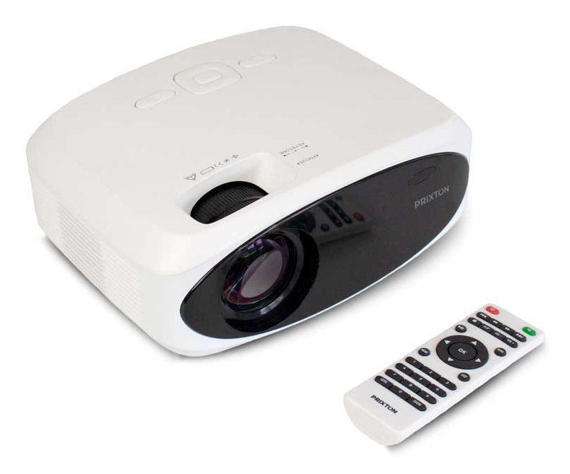 Proyector Prixton Picasso P50 Wifi 2xhdmi Usb Tf Jack Av In 260 Ansi Lumen Full Hd Contraste 3000:1 Pantalla De Tela De 100