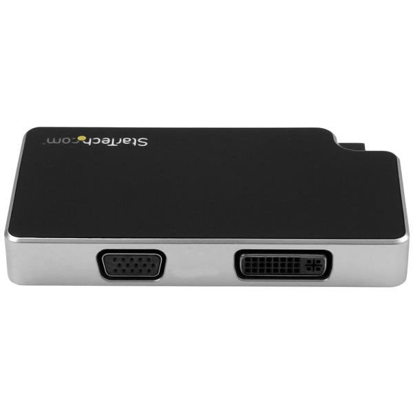 Startech Adaptador 3-En-1 Usb-C A Vga Dvi Hdmi 4kâ Cdpvgdvhdb