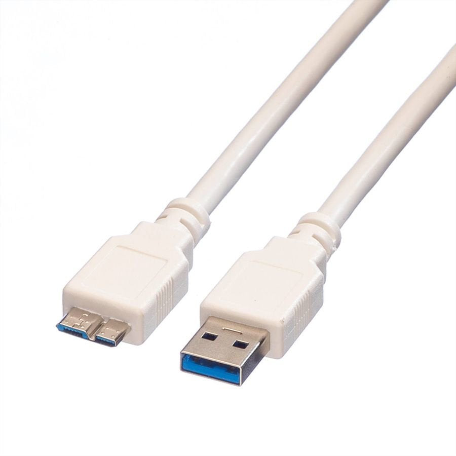 EAN 7611990192526 - VALUE 11998875 cable USB USB 3.2 Gen 1 (3.1 Gen 1) 2 m USB A Micro-USB B Blanco imagen 1
