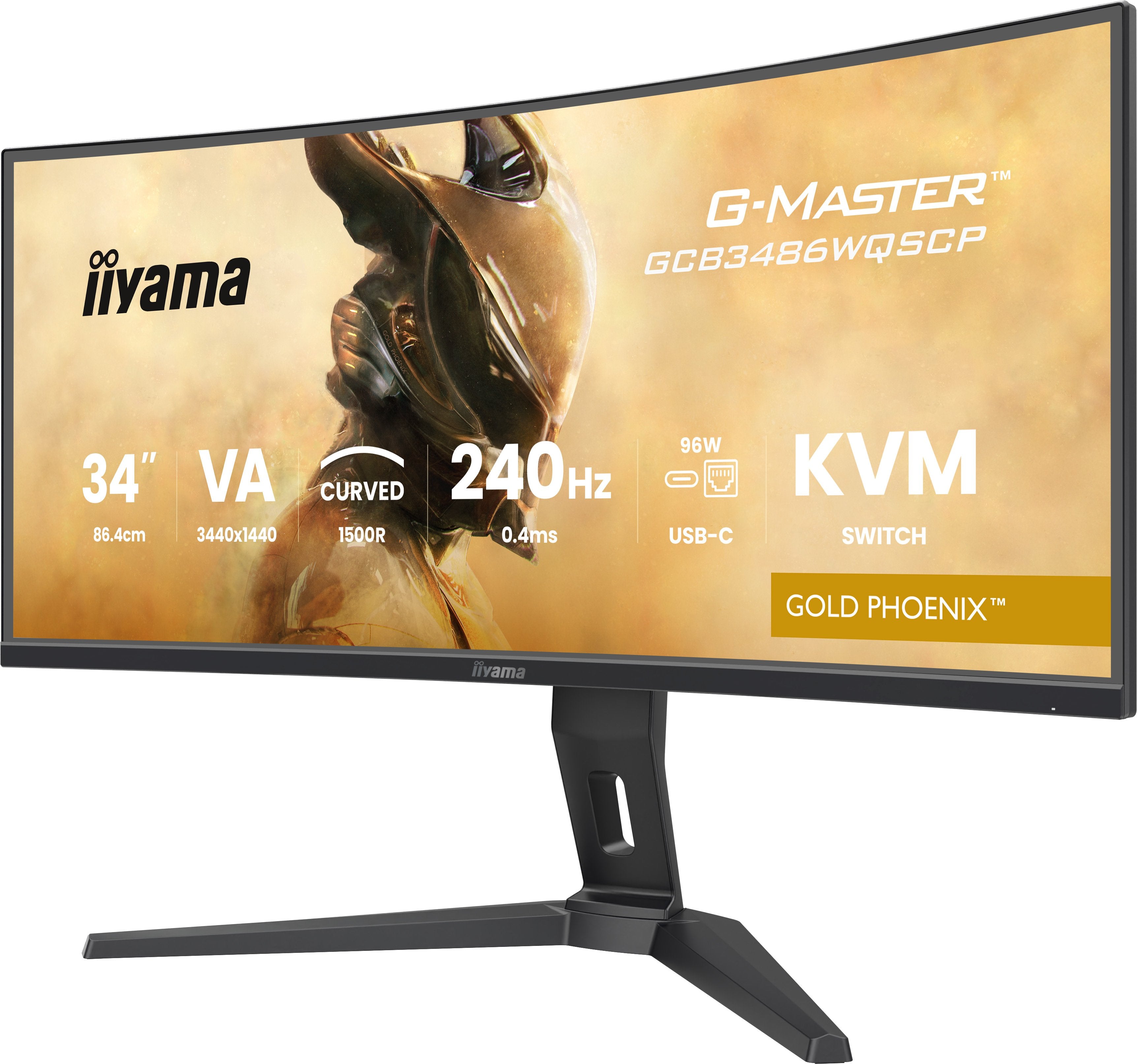 EAN 4948570125173 - iiyama G-MASTER GCB3486WQSCP-B1 pantalla para PC 86,4 cm (34") 3440 x 1440 Pixeles UltraWide Quad HD Negr imagen 7