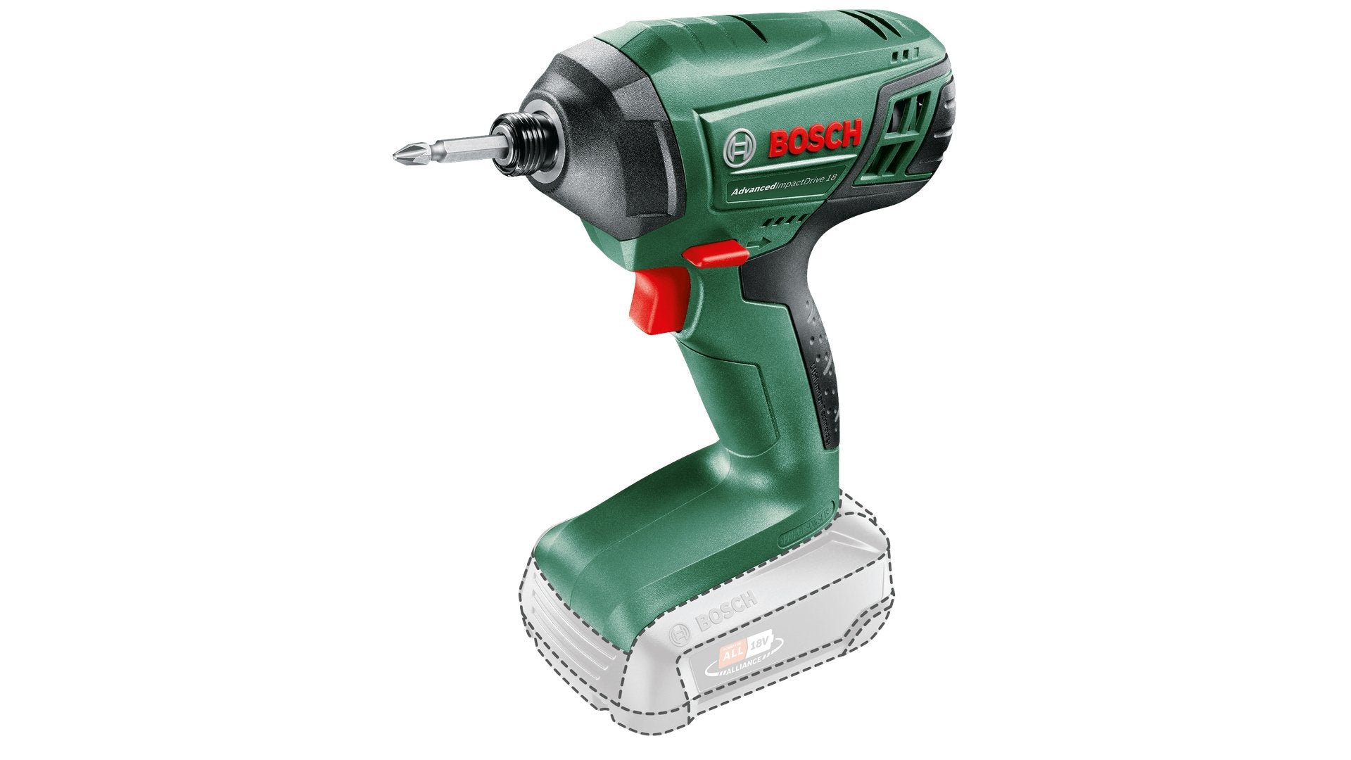 EAN 4059952575025 - Bosch AdvancedImpactDrive 18 2600 RPM Negro, Verde imagen 1