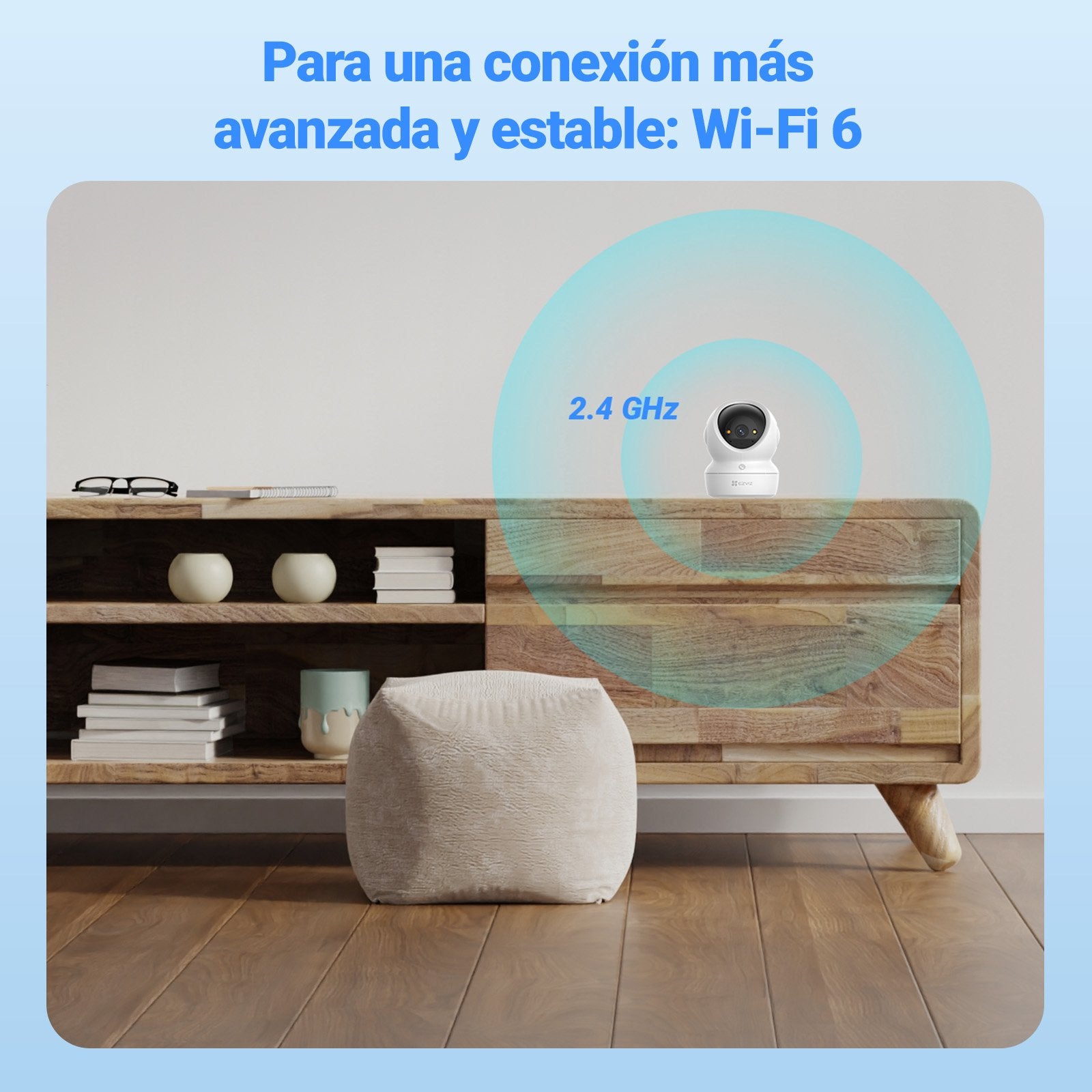 EAN 6941545642147 - EZVIZ H6c G1 3K Esférico Cámara de seguridad IP Interior 2880 x 1620 Pixeles Techo/Pared/Escritorio imagen 51