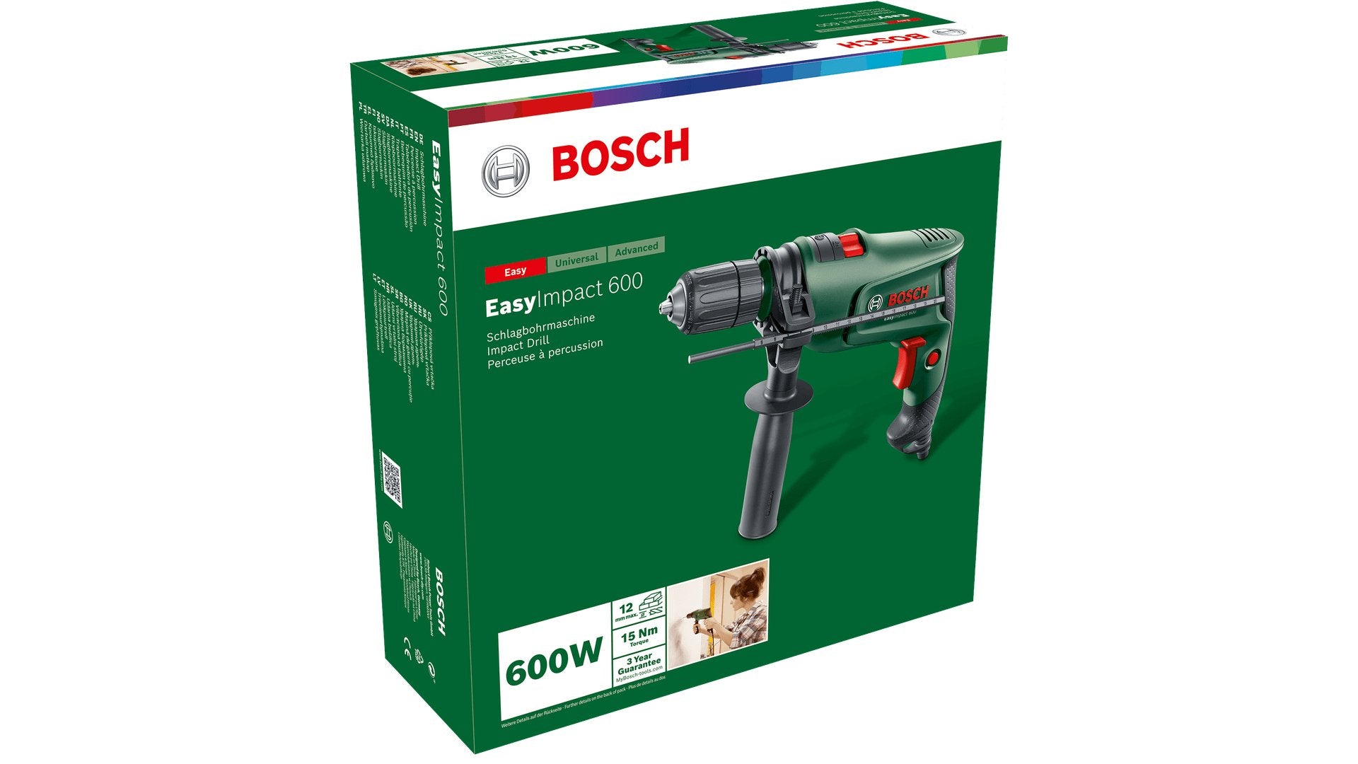 EAN 4059952576312 - Bosch Easy Impact 600 600 W 3000 RPM Sin llave imagen 3
