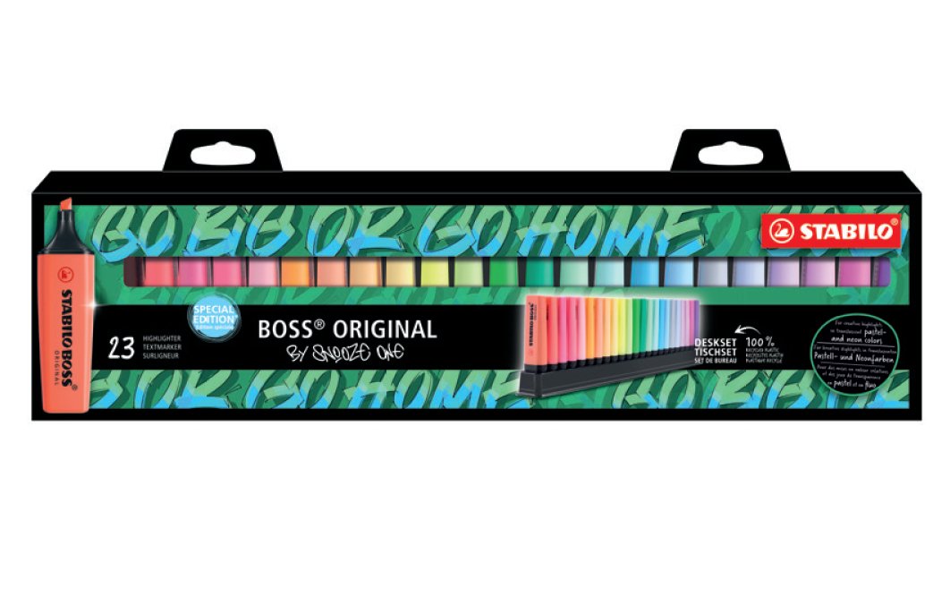 Estuche 23 Uds. Stabilo Boss Original Deskset By Snooze One Stabilo 7023-01-06