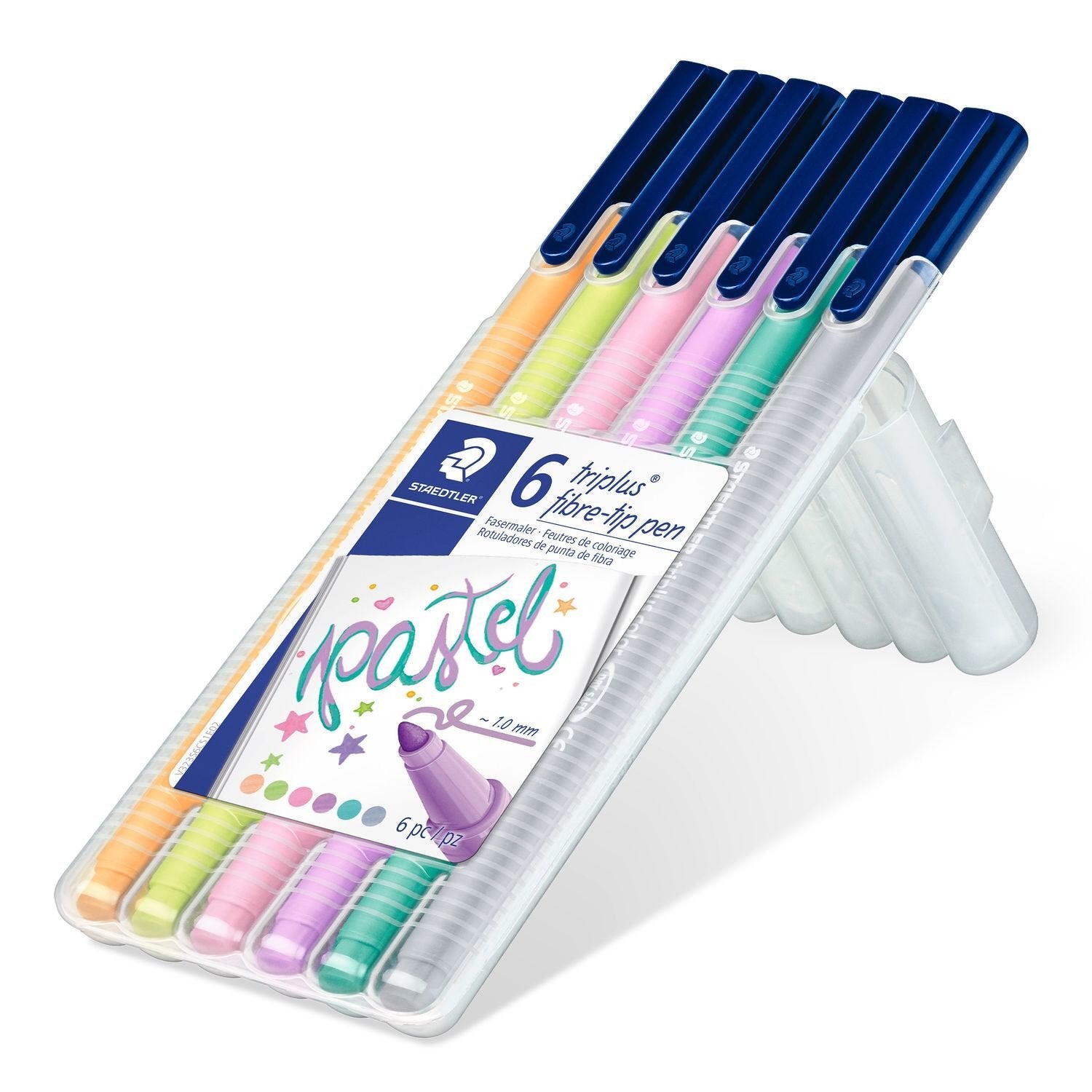 Staedtler Rotulador Triplus Color 323 Surtidos Pastel -Estuche 6u-