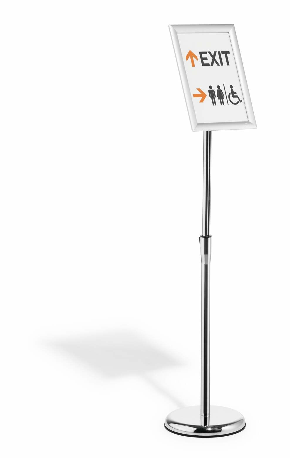 EAN 4005546735542 - Durable 479823 portacartel y stand de información A4 Aluminio, Plástico, Acero Plata imagen 3