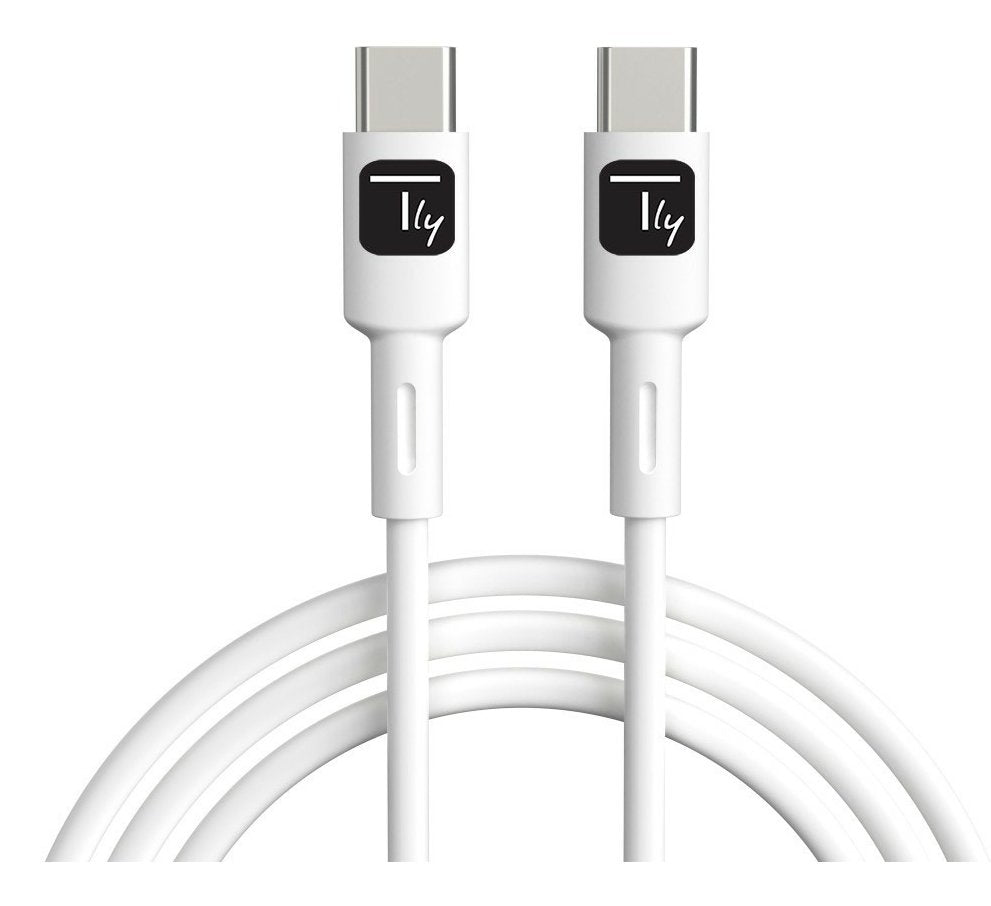 Cable Techly Usb 2.0 Typ C M M Blanco 1m