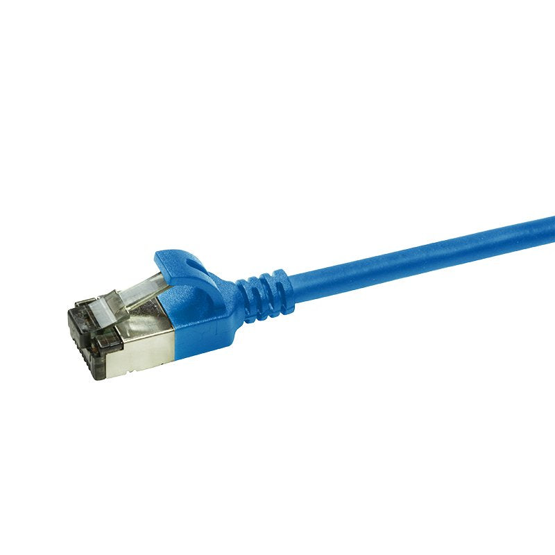 Logilink Cable De Red Cat6a Stp Tpe Slimeline Azul 0,5m