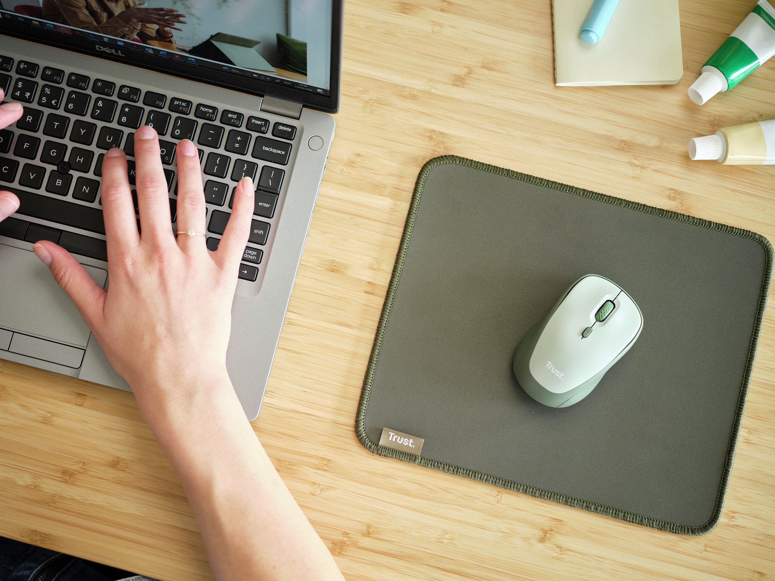 Alfombrilla Trust Boye Eco 3 X 250 X 210mm Verde