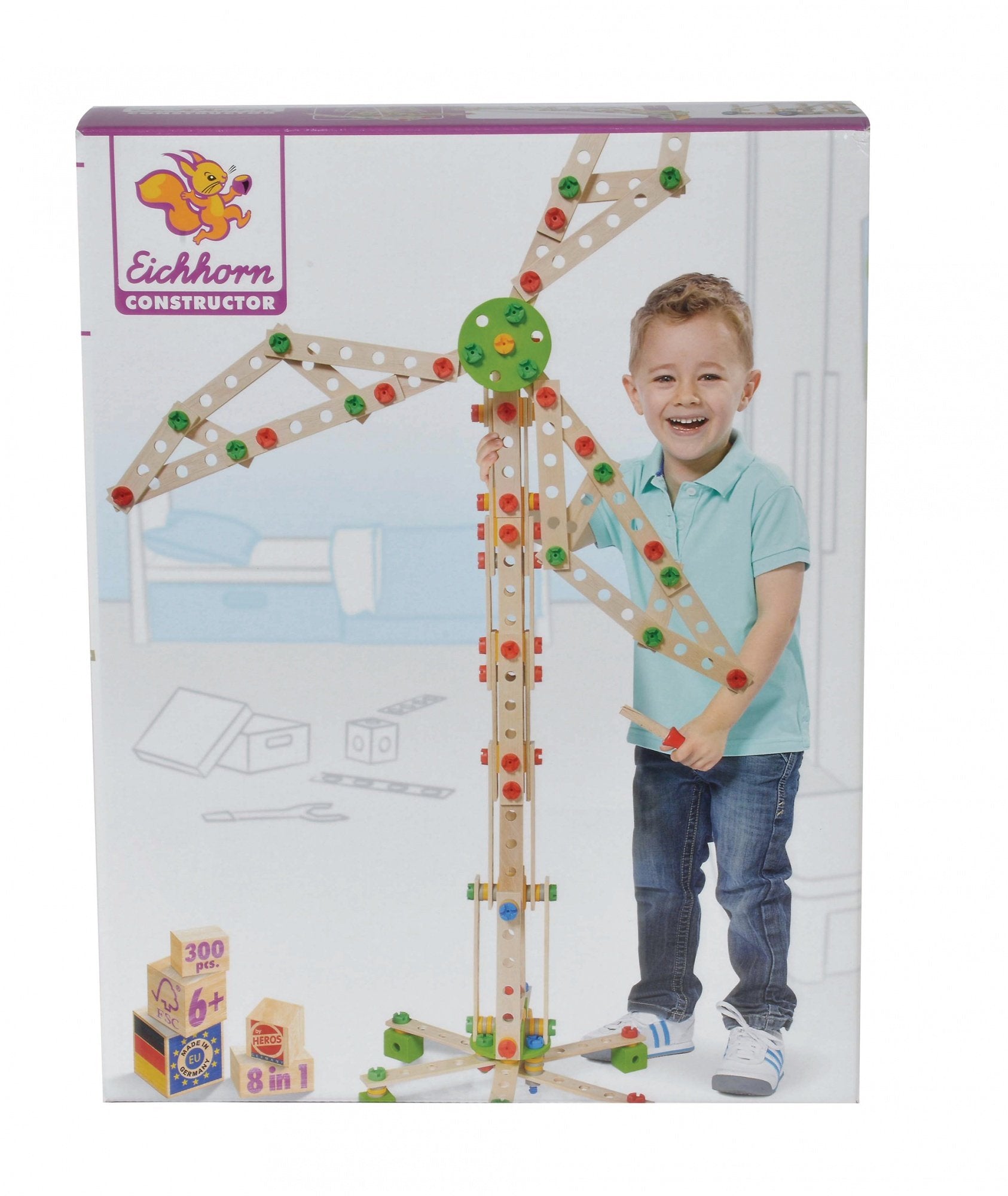 Eichhorn Constructor, Aerogenerador, Kit De Construcción 300 Piezas 100039046