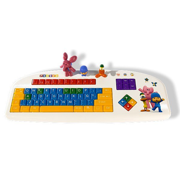 Teclado Pocoyo Usb + Raton + Alfombrilla Kit Compl.