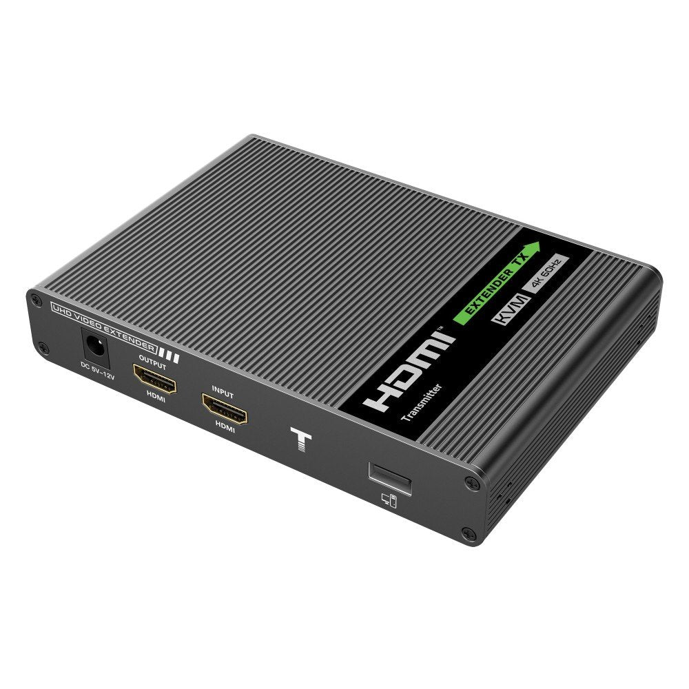 Techly Idata Hdmi-Kvm67 Extensor Kvm Transmisor Y Receptor Hdmi/Usb Cat6a/7, 4k 60hz, Do 70m