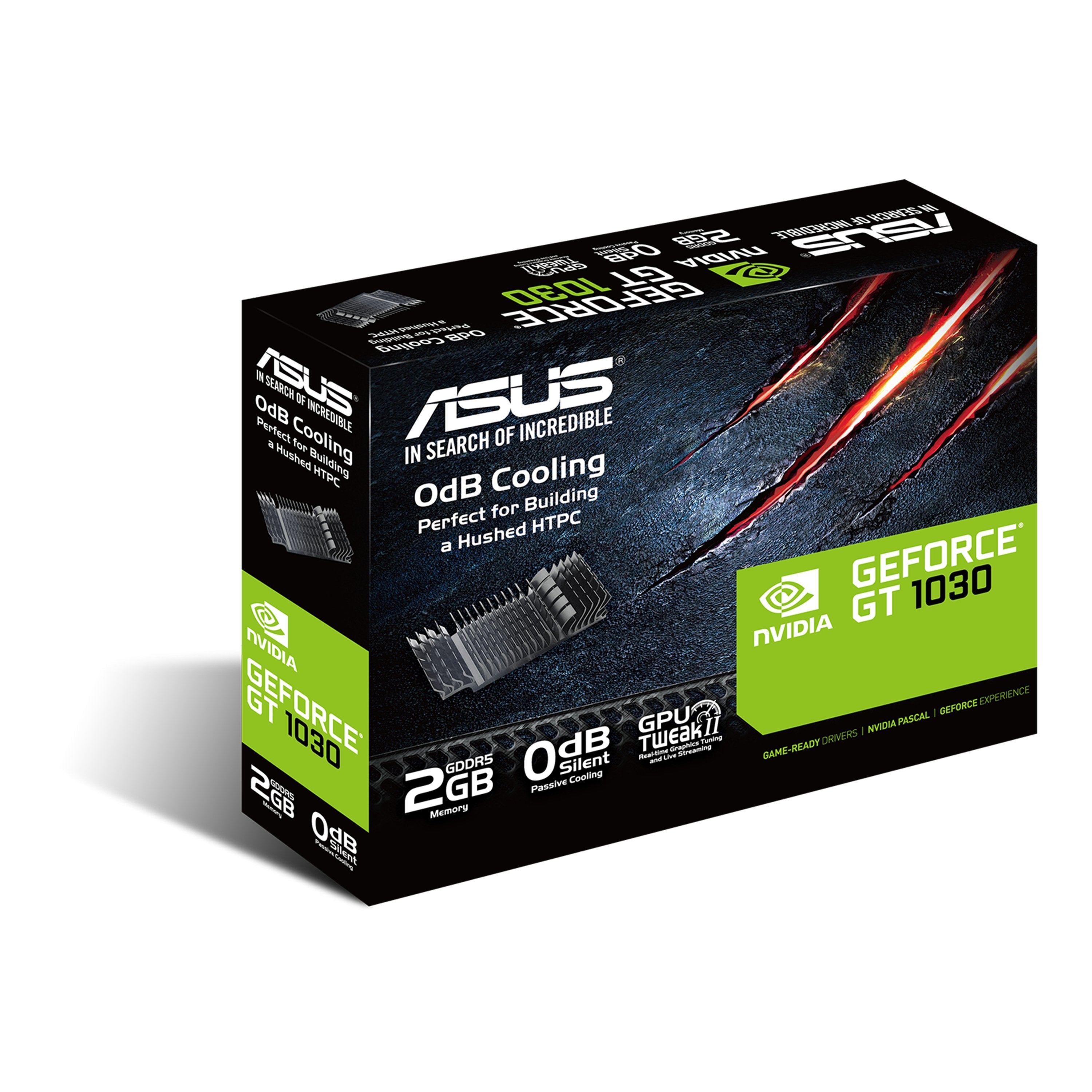 Tarjeta Gráfica Asus Gt1030 2gb, Gddr5, Dvi, Hdmi