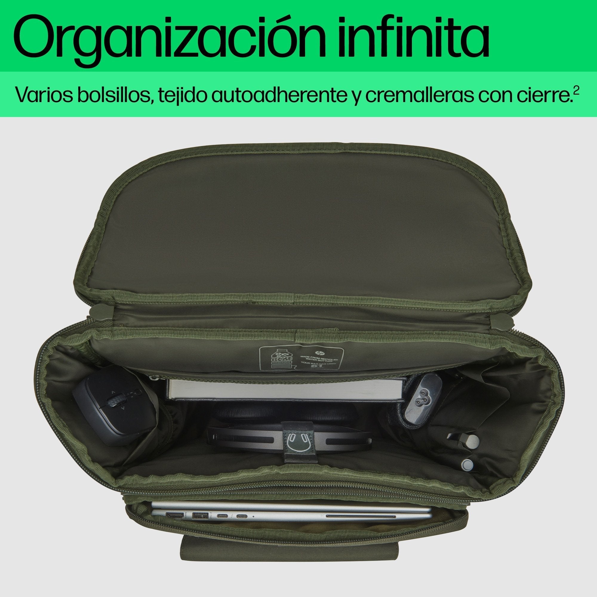 Notebook Carrying Case - 15.6inch - Grey-Green
