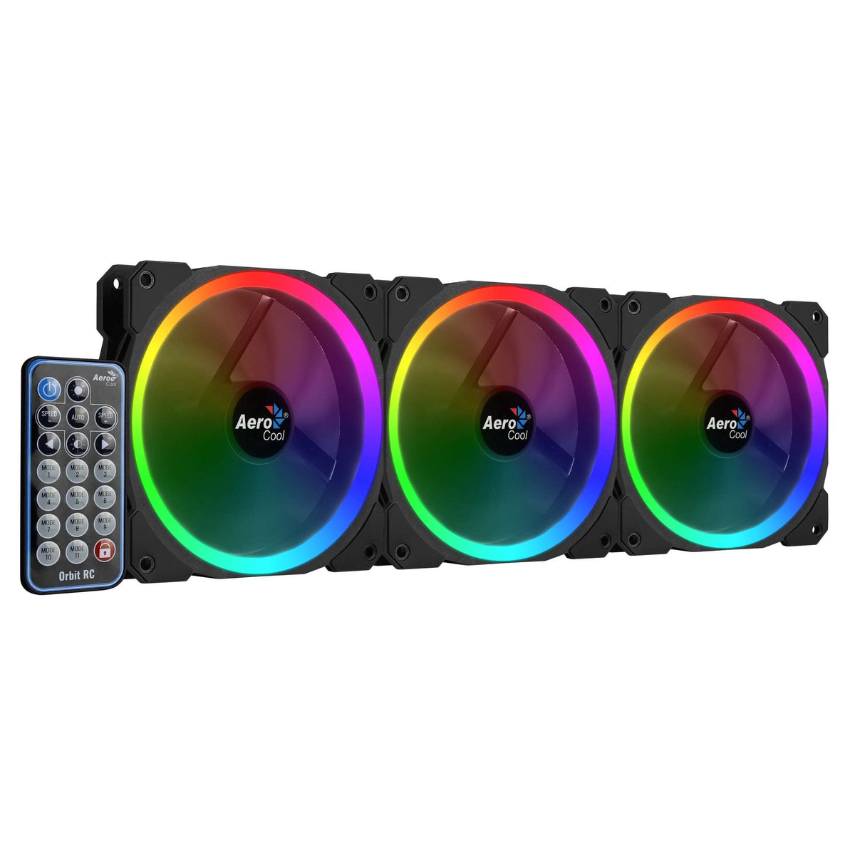 Aerocool Advanced Technologies Aerocool Orbit Rc - Ventilador De Carcasa - 120 Mm