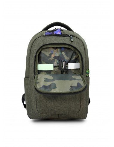 EAN 3760170882086 - Urban Factory ECB34UF maletines para portátil 35,8 cm (14.1") Mochila Caqui imagen 3