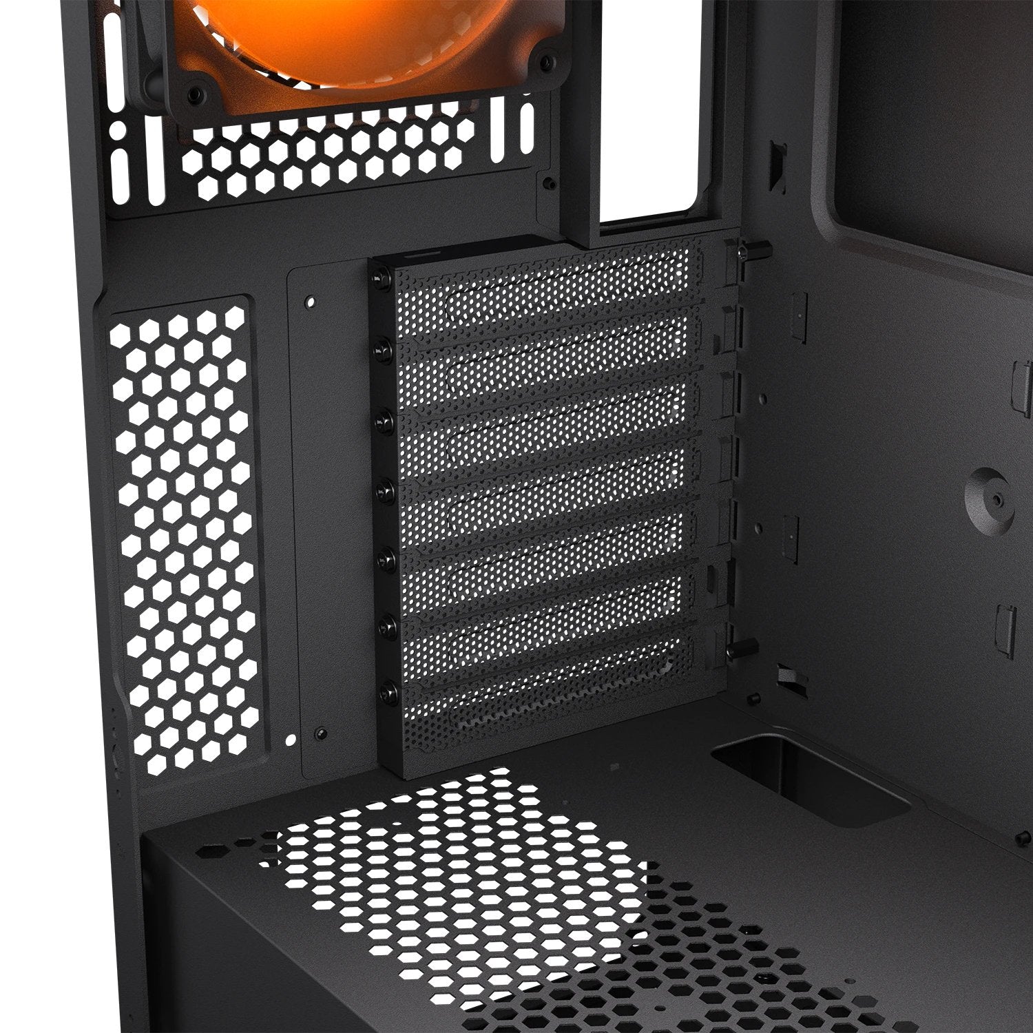 Cougar Caja Midi-Tower Airface Flo, Argb, Negro