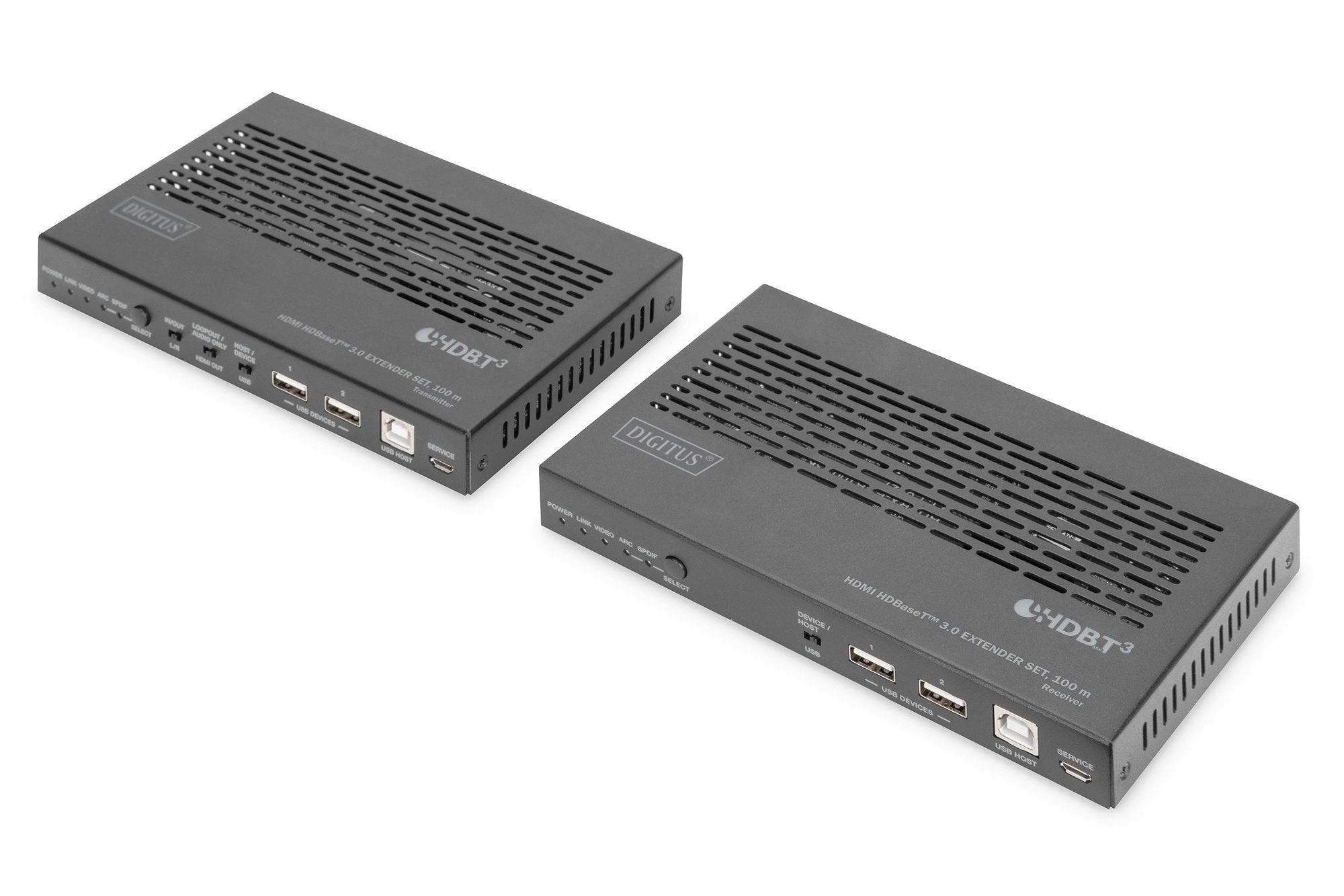 EAN 4016032483700 - Digitus DS-55523 extensor KVM Transmisor y receptor imagen 1