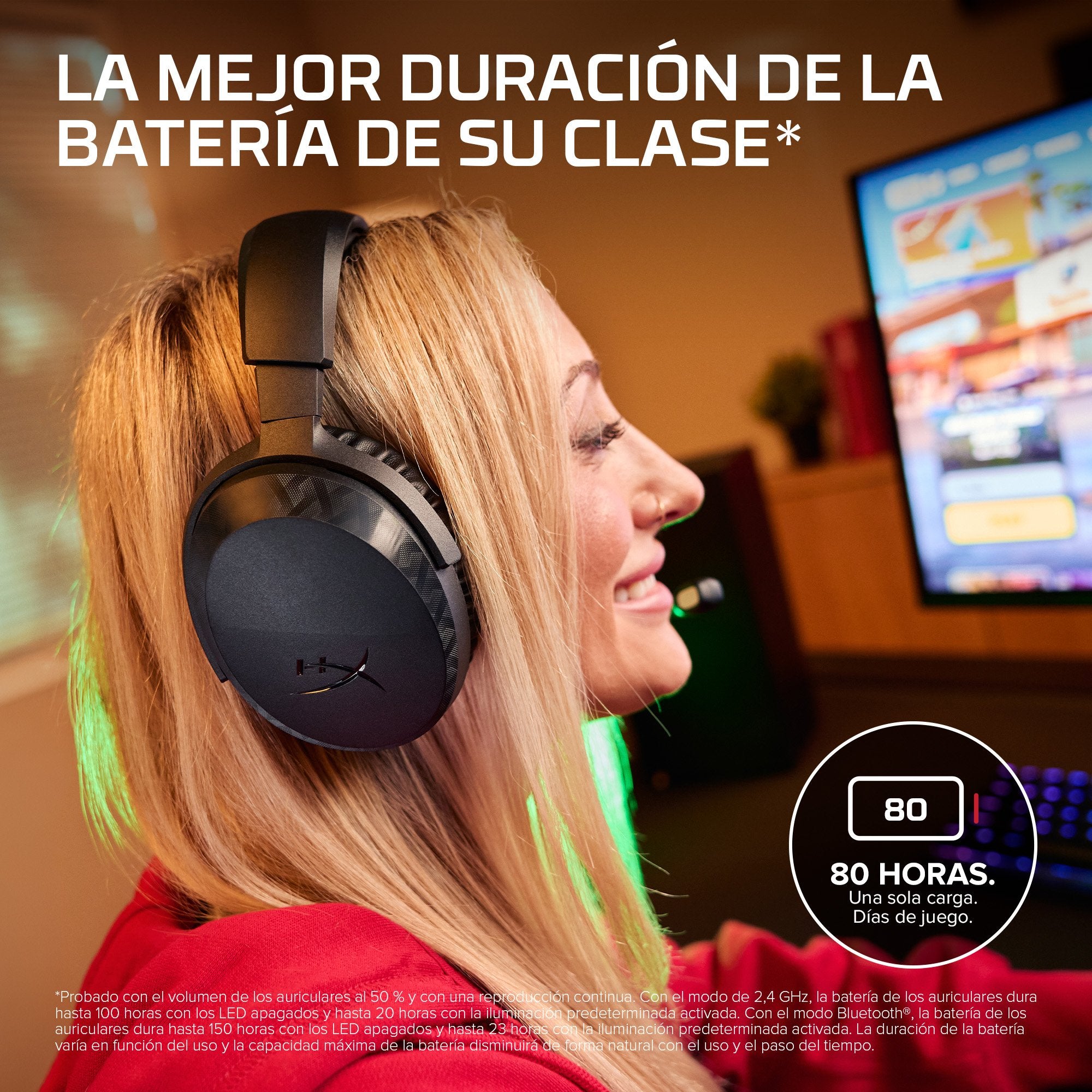 EAN 0199251514654 - HyperX Cloud Stinger 3 Wireless Gaming Headset Negro imagen 2