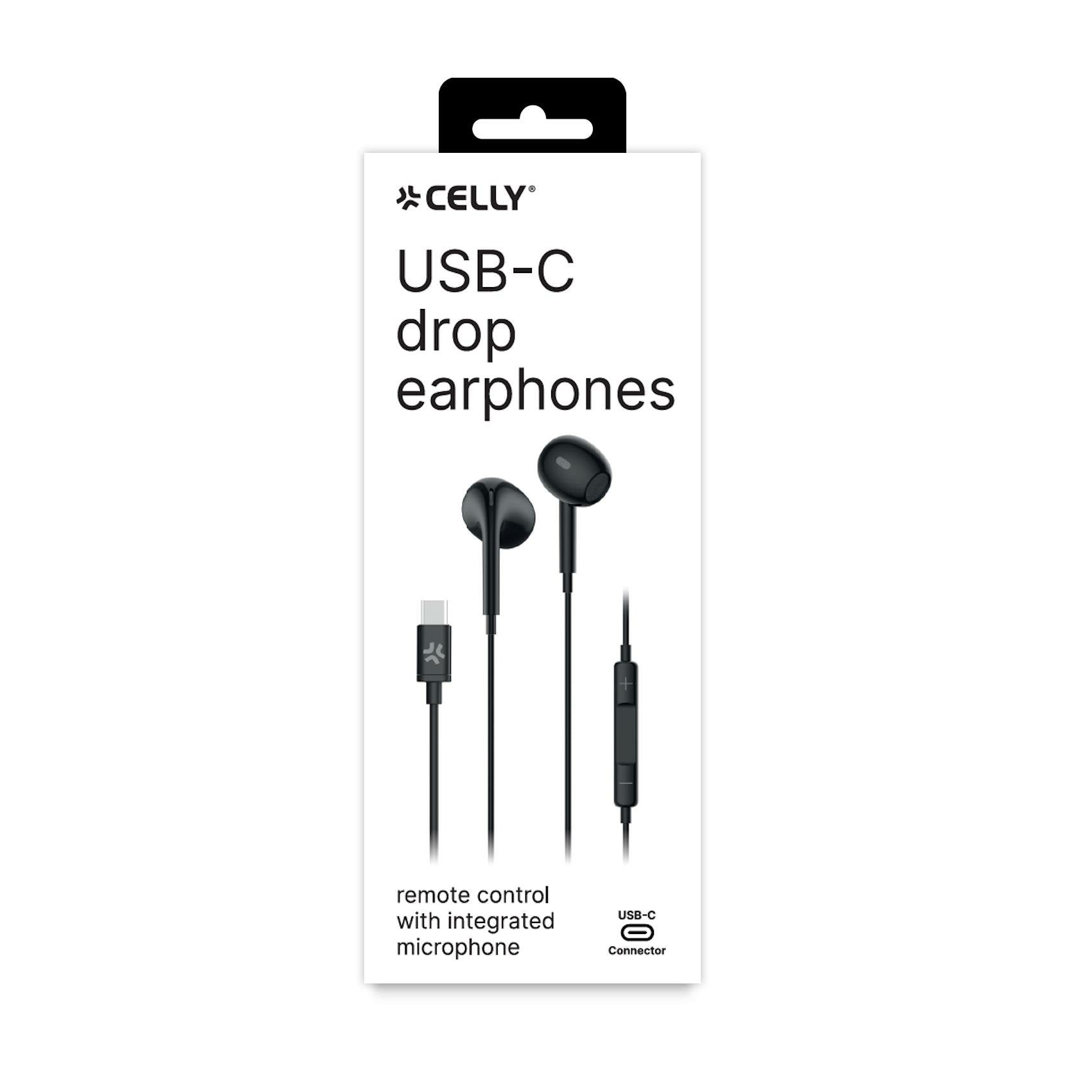 Wired Drop Stereo Earphones Usb-C